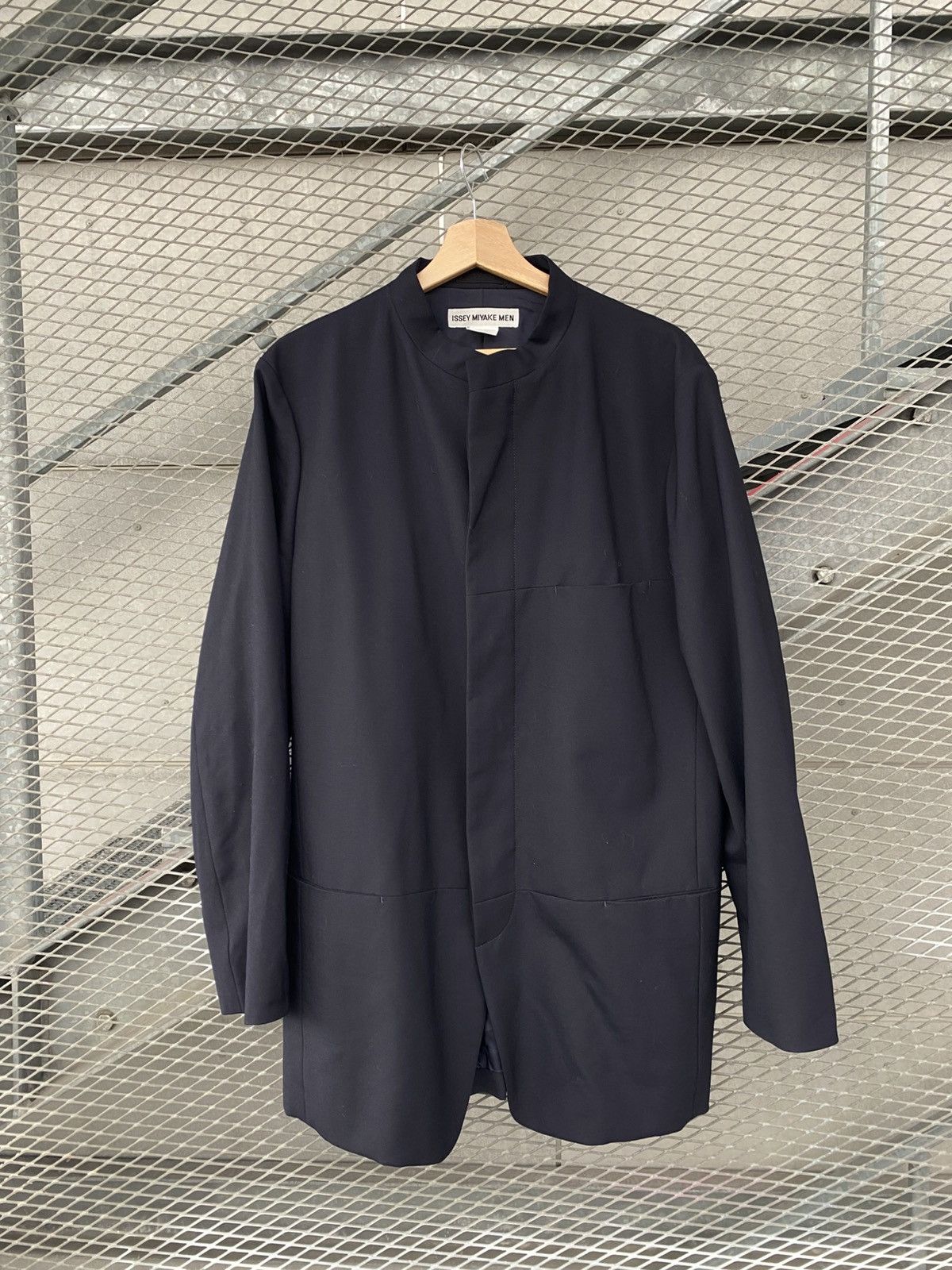 Issey Miyake Issey Miyake Mandarina Colar Blazer Size US L / EU 52-54 / 3 - 1 Thumbnail