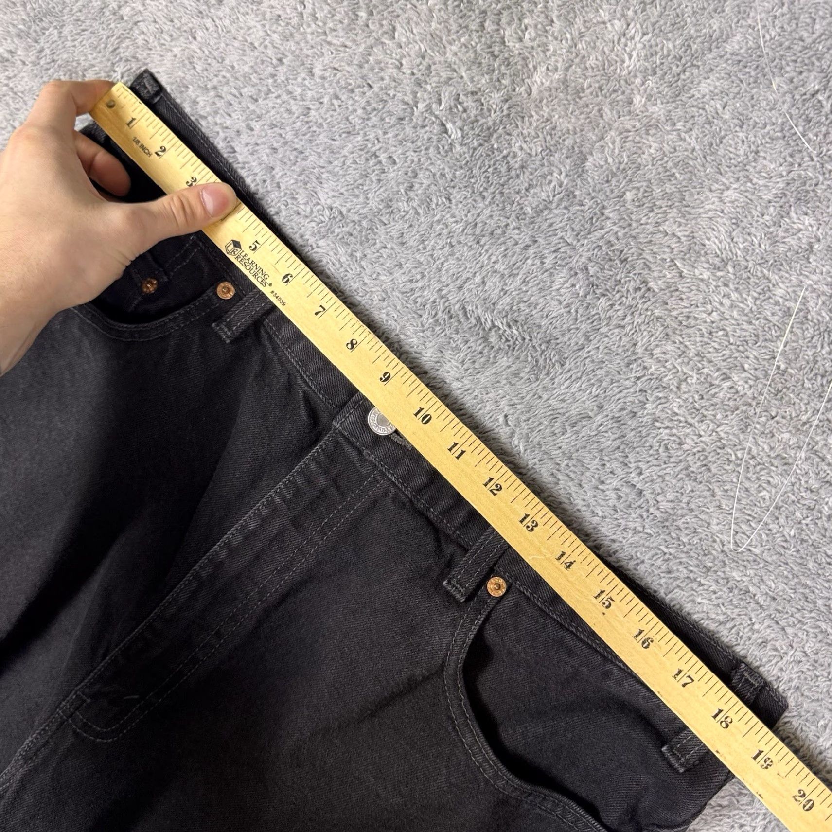 Levi's VINTAGE Levi's 505 Jeans Men 38x32 Paper Tag 1999 Canada Charcoal Wash Distressed Reg Straight Shirt Pants? Size US 38 / EU 54 - 6 Thumbnail