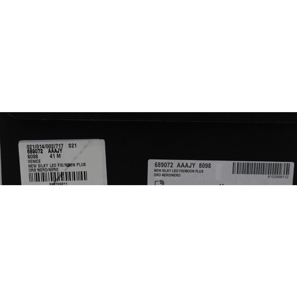 Saint Laurent Paris o1rshd1 New Silky Leo Fix/Moon Plus Shoes in Nero Size US 8 / EU 41 - 9 Thumbnail