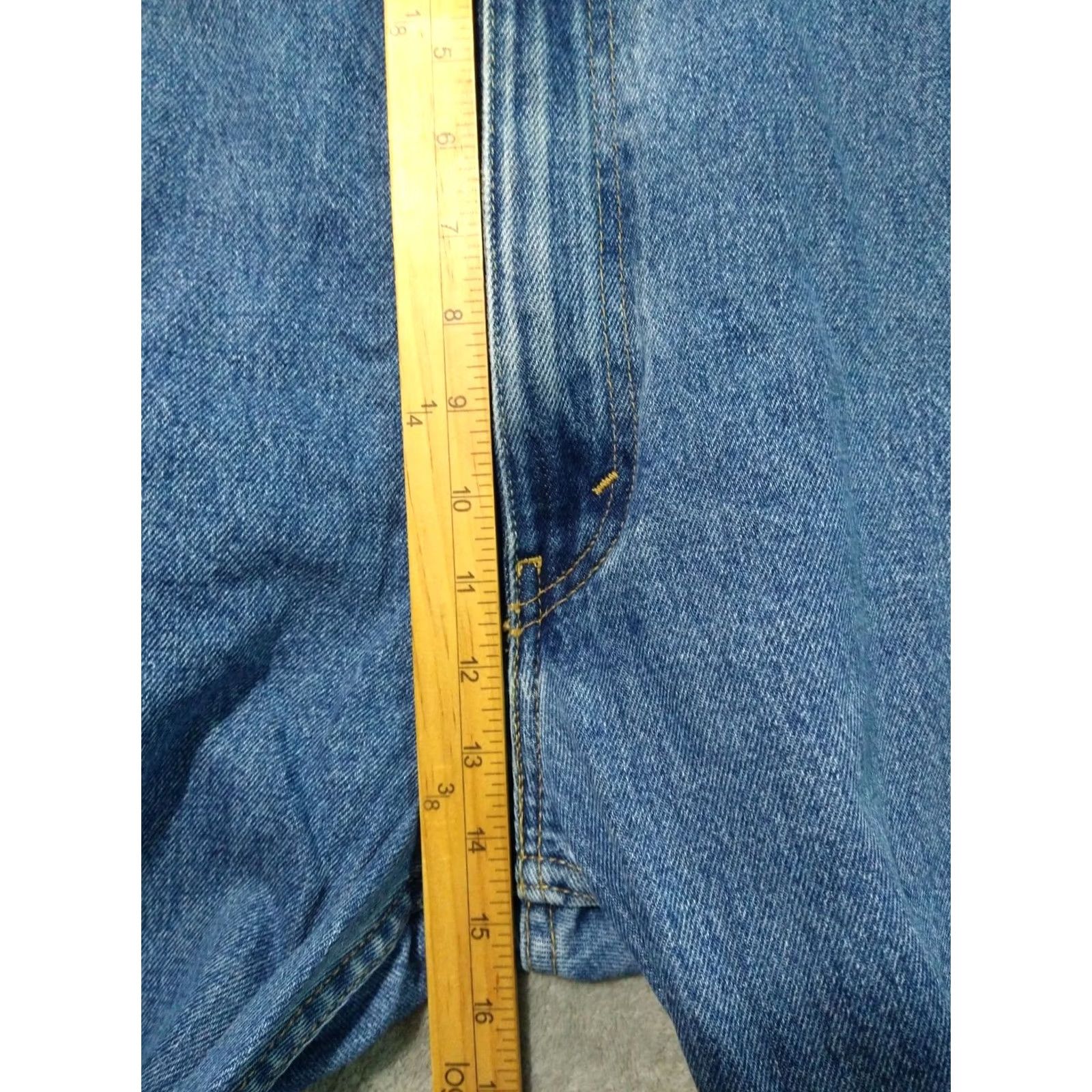 Levi's Levis 550 Jeans Mens 48x30 Blue Denim Relaxed Fit Tapered Leg Medium Wash Size US 32 / EU 48 - 4 Thumbnail