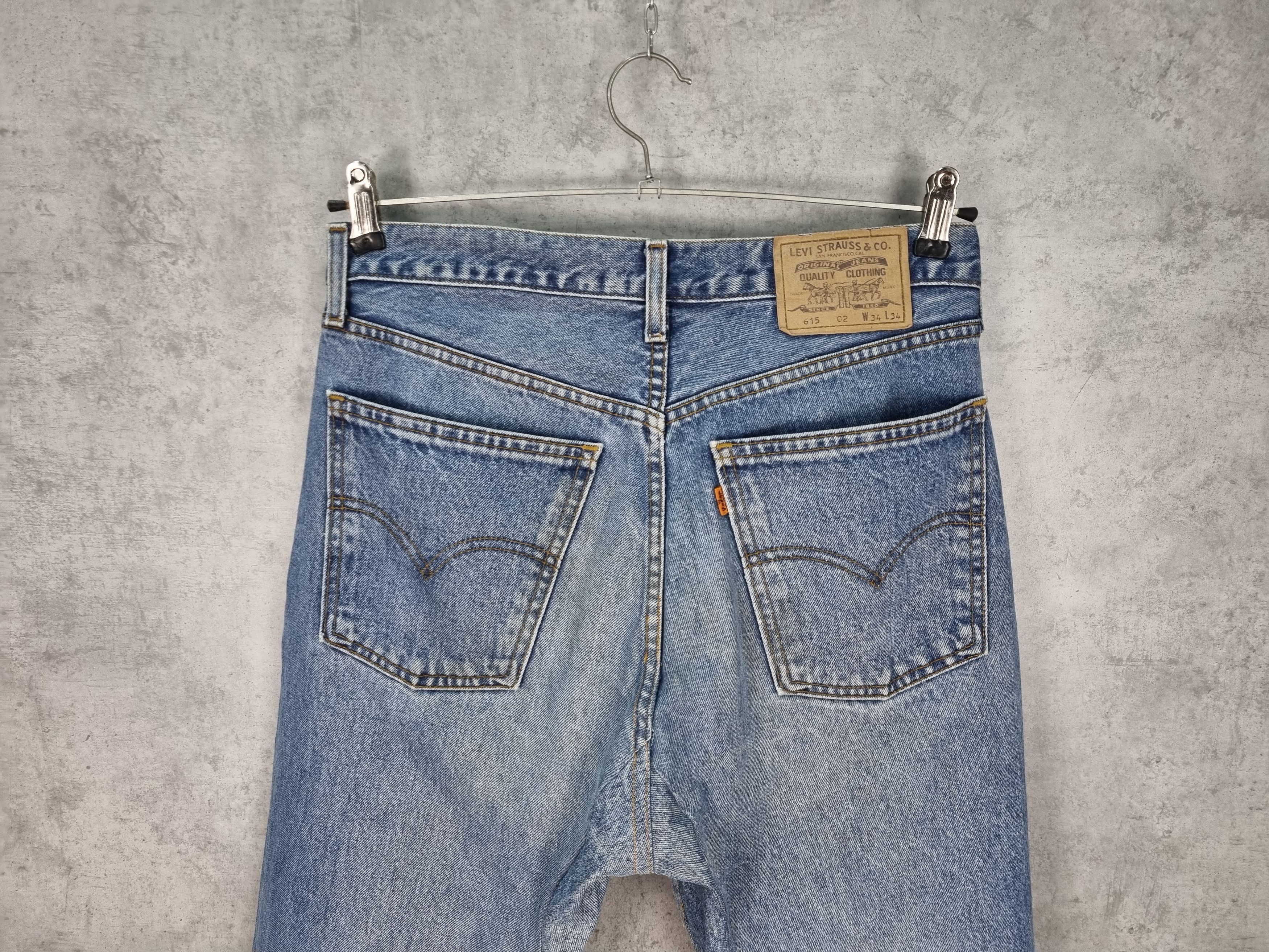 Levi's × Levi's Vintage Clothing 98' Levi's 615 Faded Dirty Vintage Denim Jeans Size US 34 / EU 50 - 7 Thumbnail