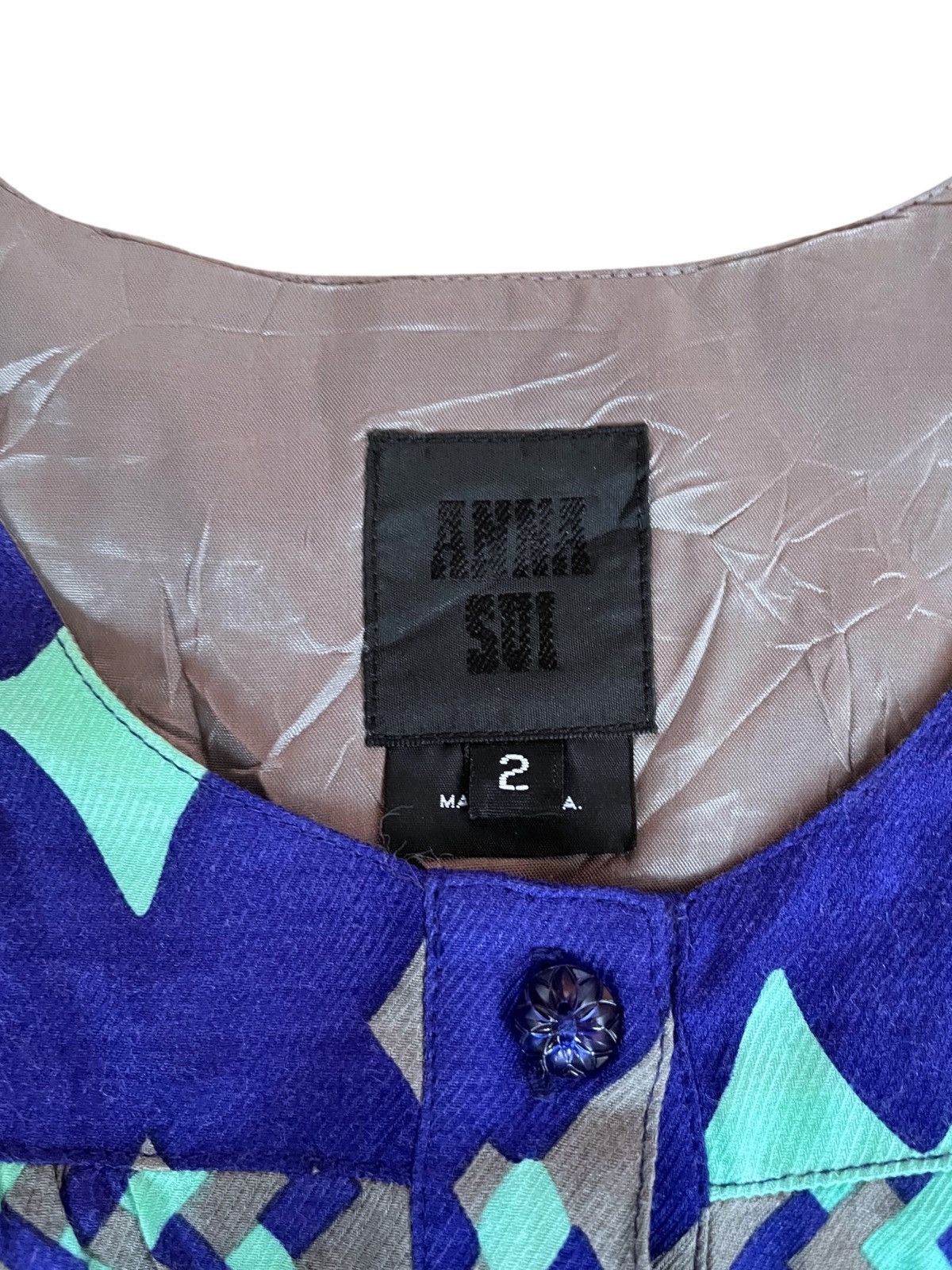 Anna Sui Vintage anna sui usa dress Size S / US 4 / IT 40 - 7 Thumbnail