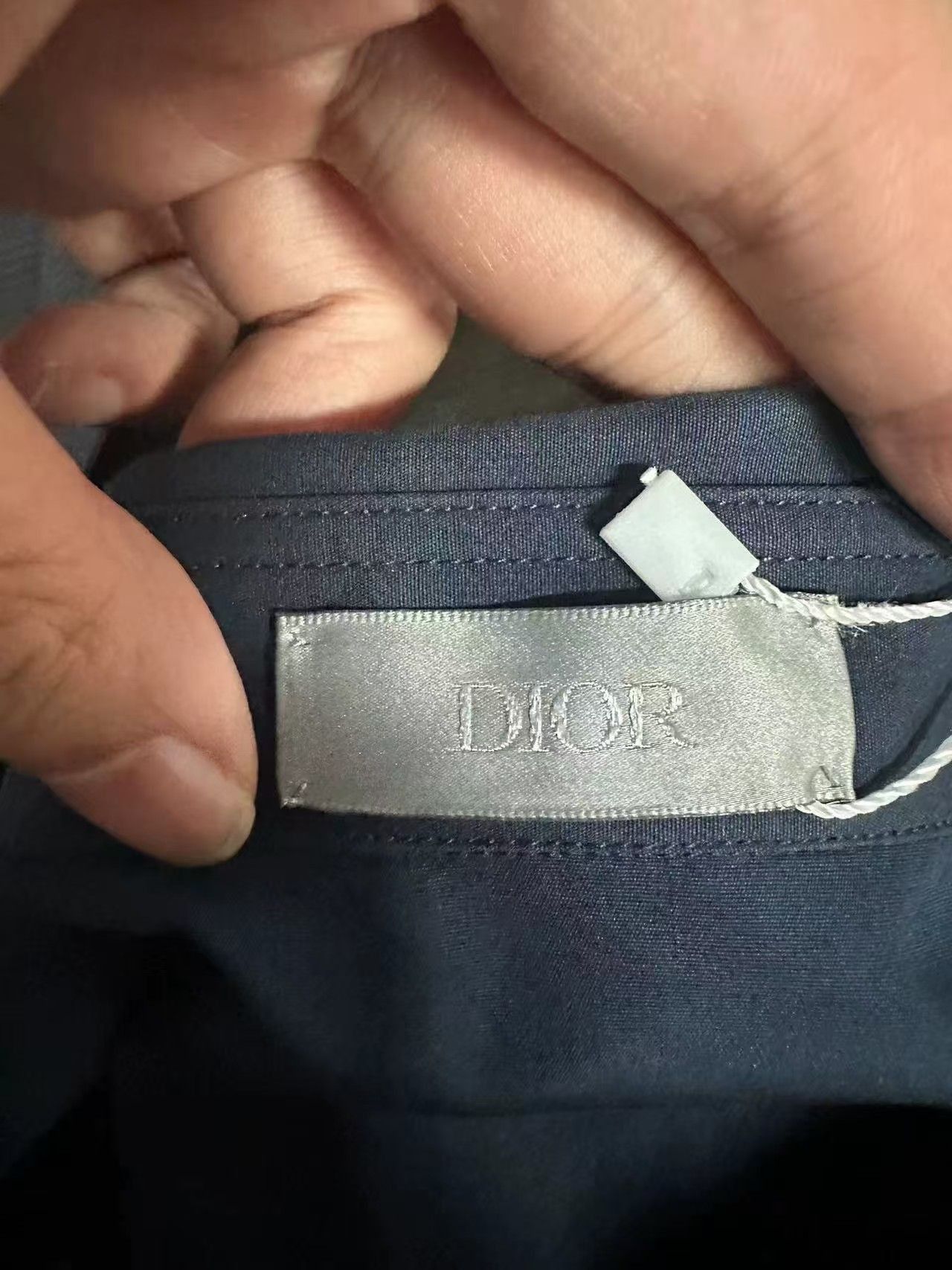 Dior Dior Embroidered Collar Shirt-2505 Size US XXS / EU 40 - 3 Thumbnail
