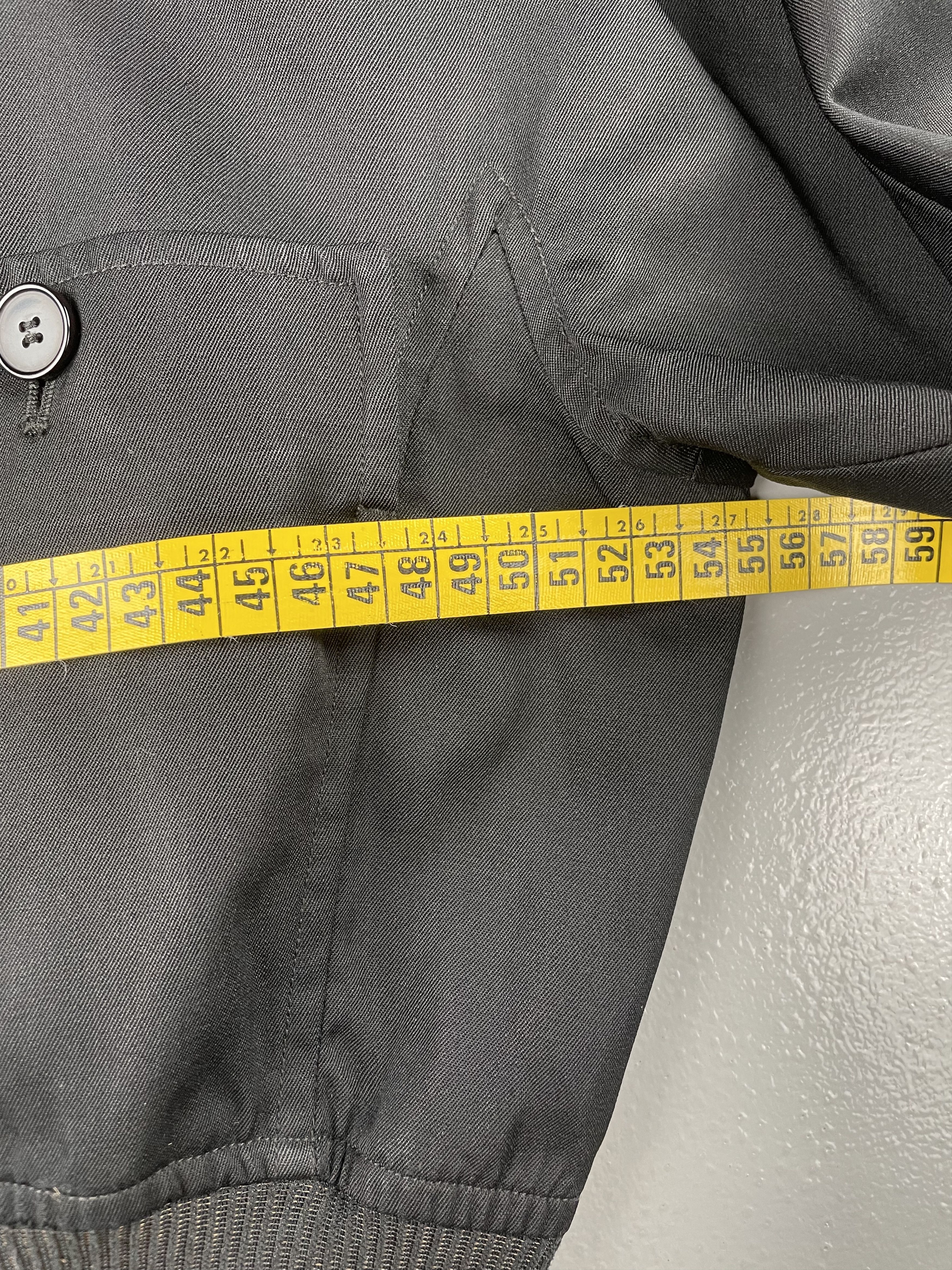 Yohji Yamamoto Yohji Yamamoto late 80's / 90-91 cropped wool bomber Size M / US 6-8 / IT 42-44 - 7 Thumbnail