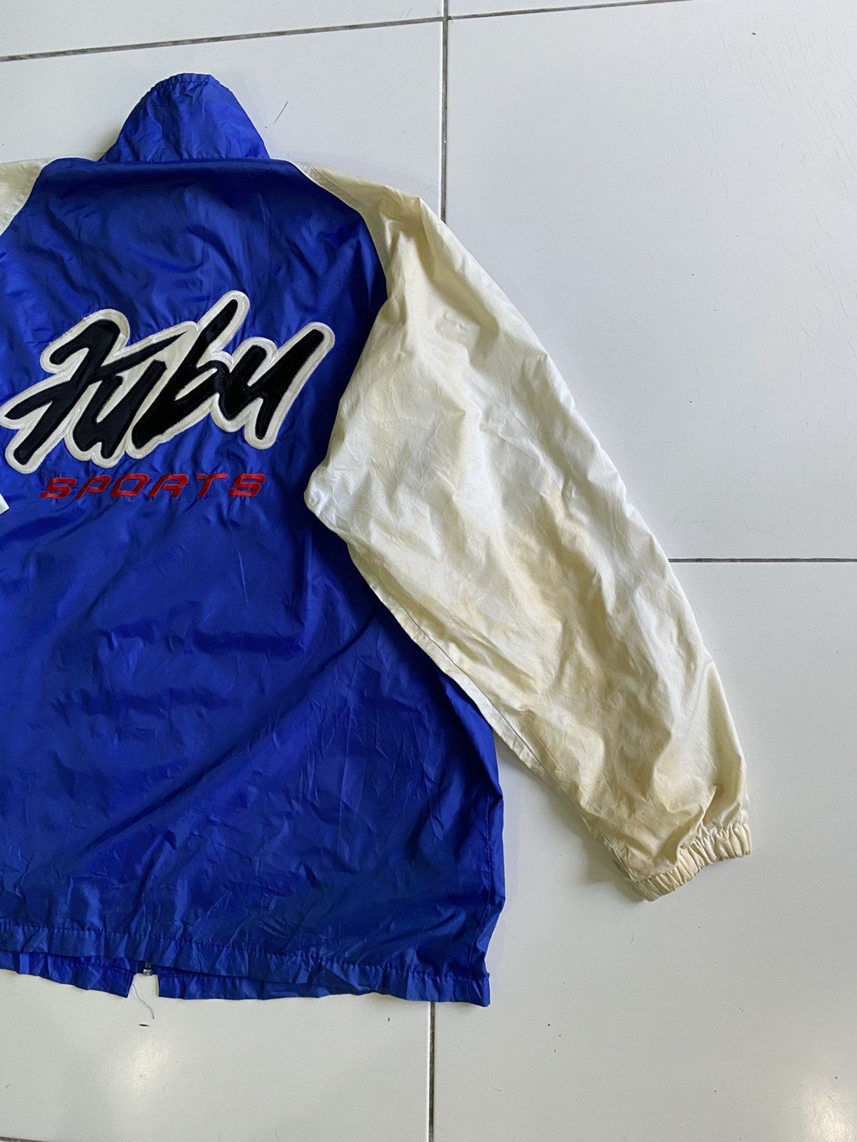 Fubu × Rap Tees Vintage Fubu Sports Spell out Windbreaker Jacket Size US L / EU 52-54 / 3 - 4 Thumbnail