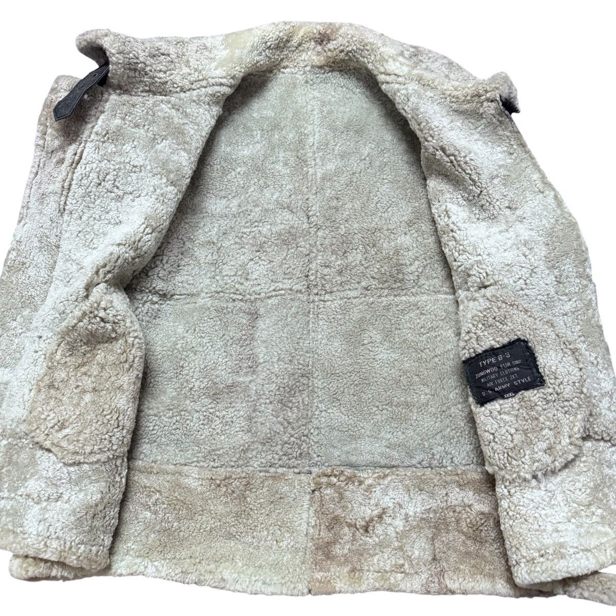 Vintage B-3 Us Army Style Jacket Jungwoo Fur Size US XXL / EU 58 / 5 - 13 Thumbnail