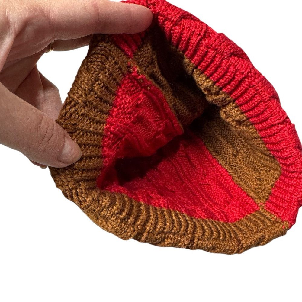Other New Wyeth Cable Knit Colorblock Cotton Blend Beanie Hat Size ONE SIZE - 3 Thumbnail