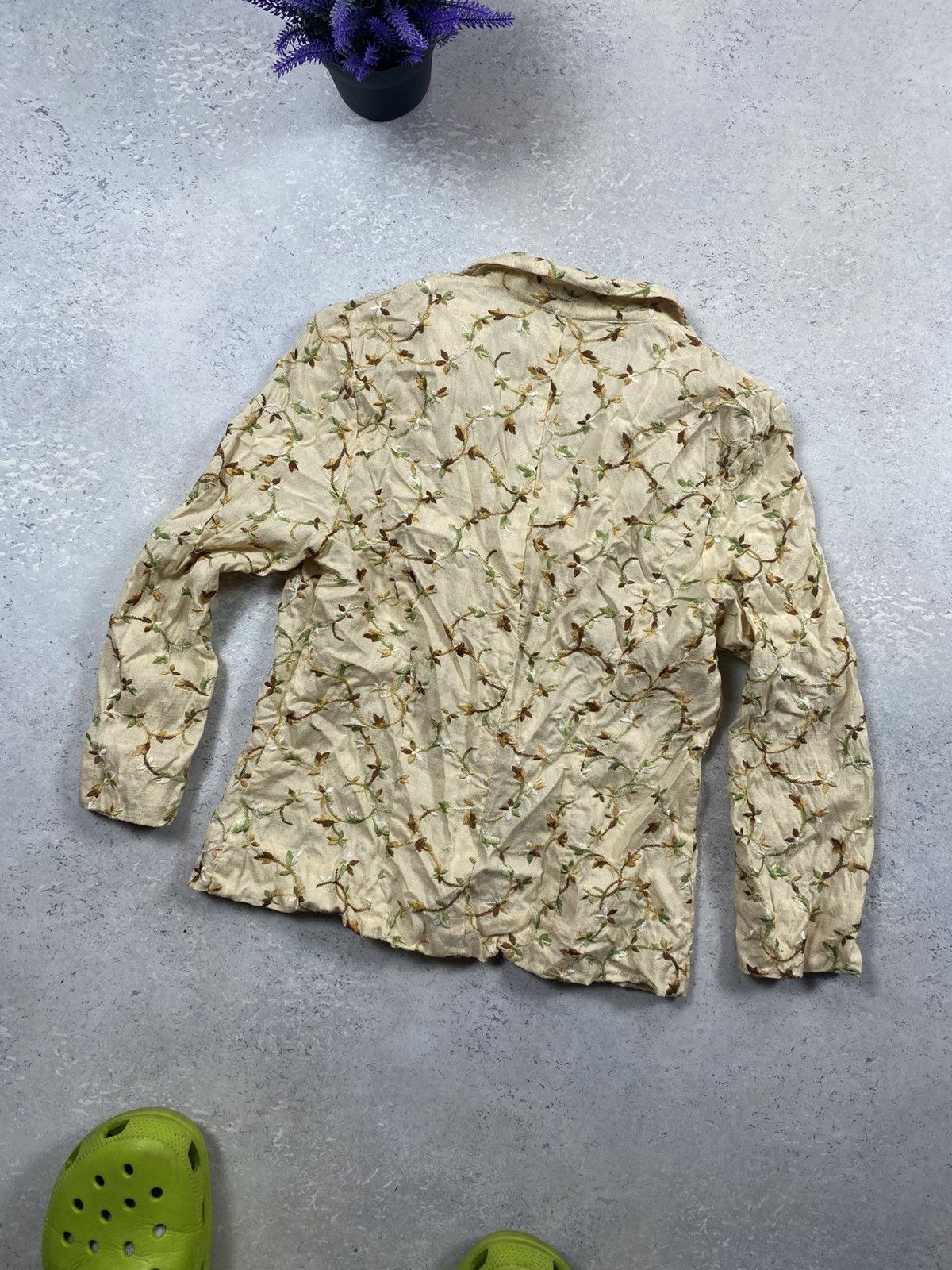 Sportmax SportMax by Max Mara Women’s Vintage Blouses Size US10 Size L / US 10 / IT 46 - 3 Thumbnail