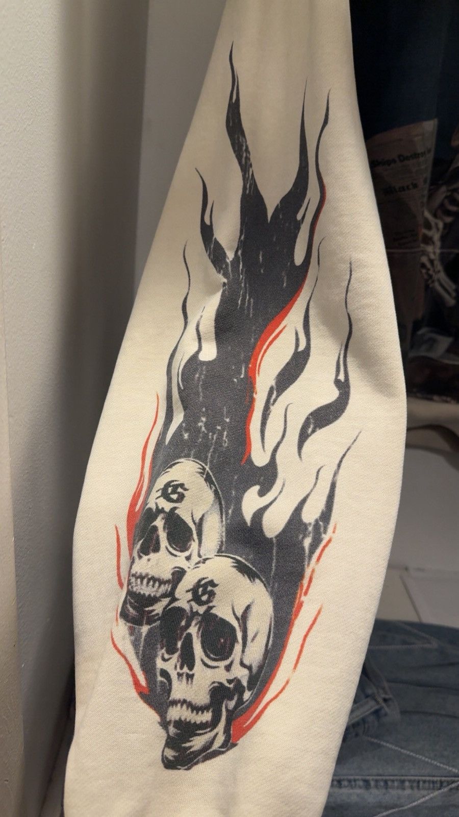 Godspeed Godspeed Hoodie Cream Black Monday Size US XL / EU 56 / 4 - 3 Thumbnail