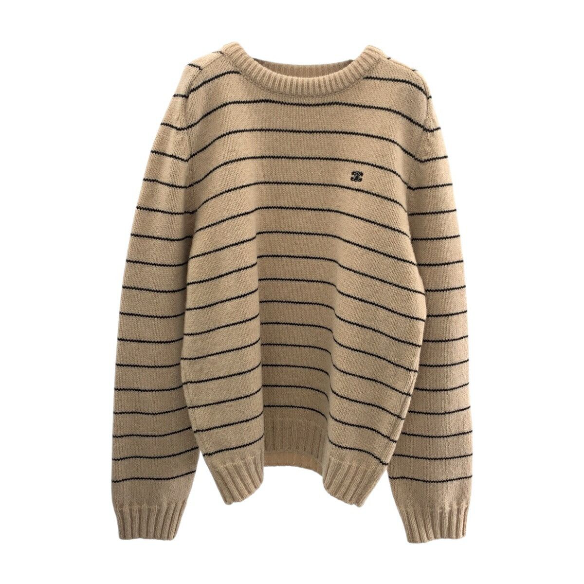 Celine Celine Celine Triomphe Embroidery Wool Knit Others Tops 2AE4F896T DUTY FREE for USA Size ONE SIZE - 1 Thumbnail