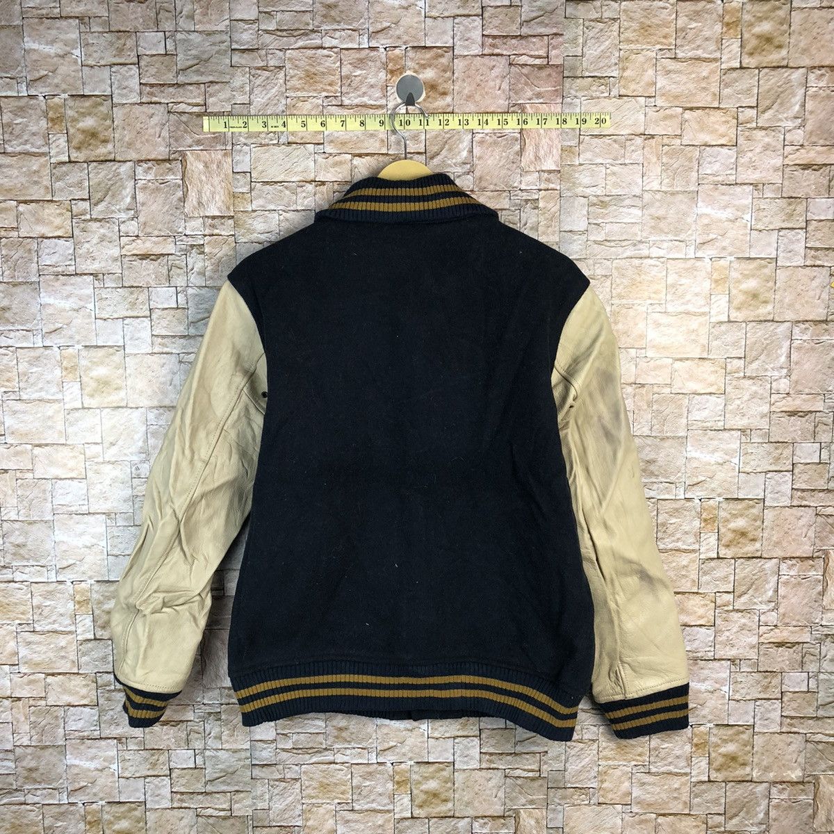 Beams Plus × Vintage Beams Brown Bombers varsity Jacket #A828 Size US M / EU 48-50 / 2 - 12 Thumbnail