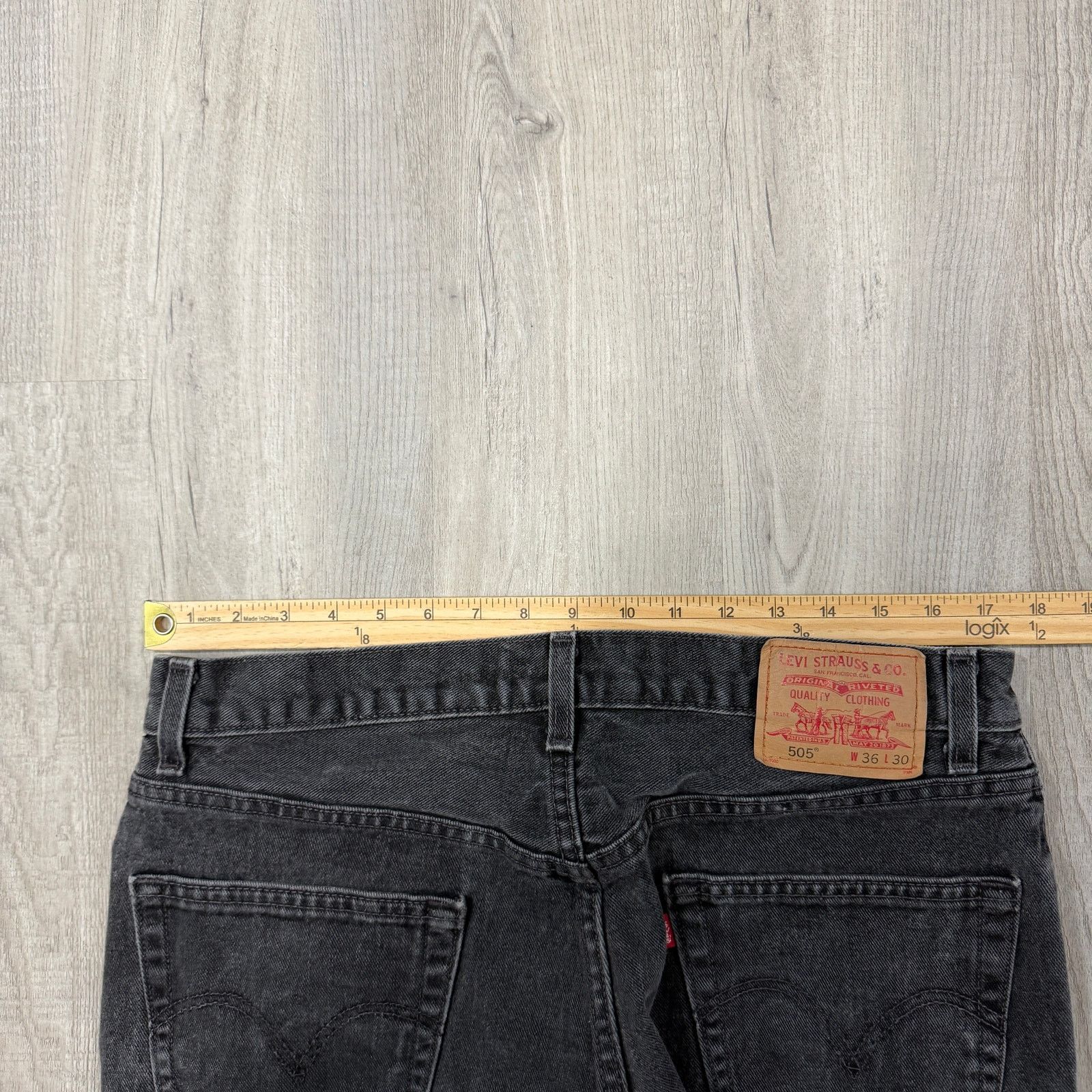 Levi's Vintage Levis Jeans Men's 36x30 Black Regular Straight y2k Size US 36 / EU 52 - 9 Thumbnail
