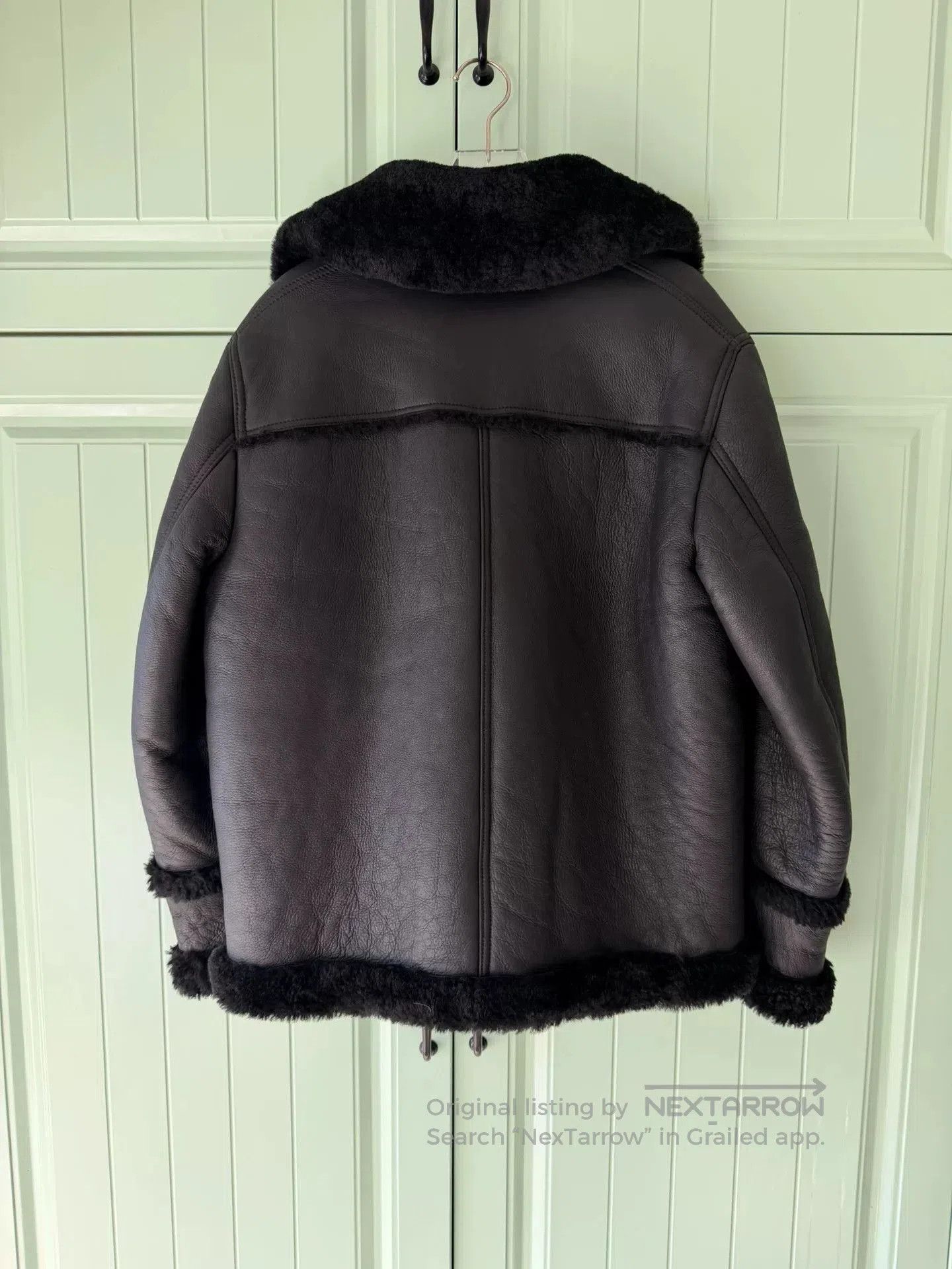 Coach COACH Black Shearling Pilot Jacket. Size S / US 4 / IT 40 - 2 Thumbnail