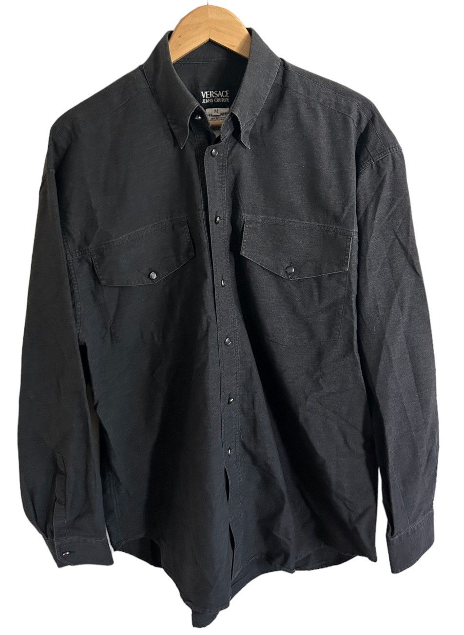 Versace × Versace Jeans Couture Versace Jeans Couture Long Sleeve Button Up Shirt Size US M / EU 48-50 / 2 - 1 Thumbnail