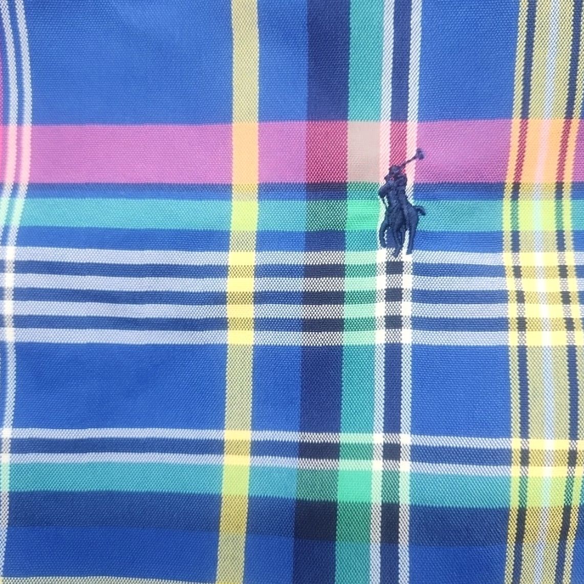 Polo Ralph Lauren Polo Ralph Lauren Men 2XLT Big Classic Fit Madras Plaid Performance Button Shirt Size US XXL / EU 58 / 5 - 4 Thumbnail