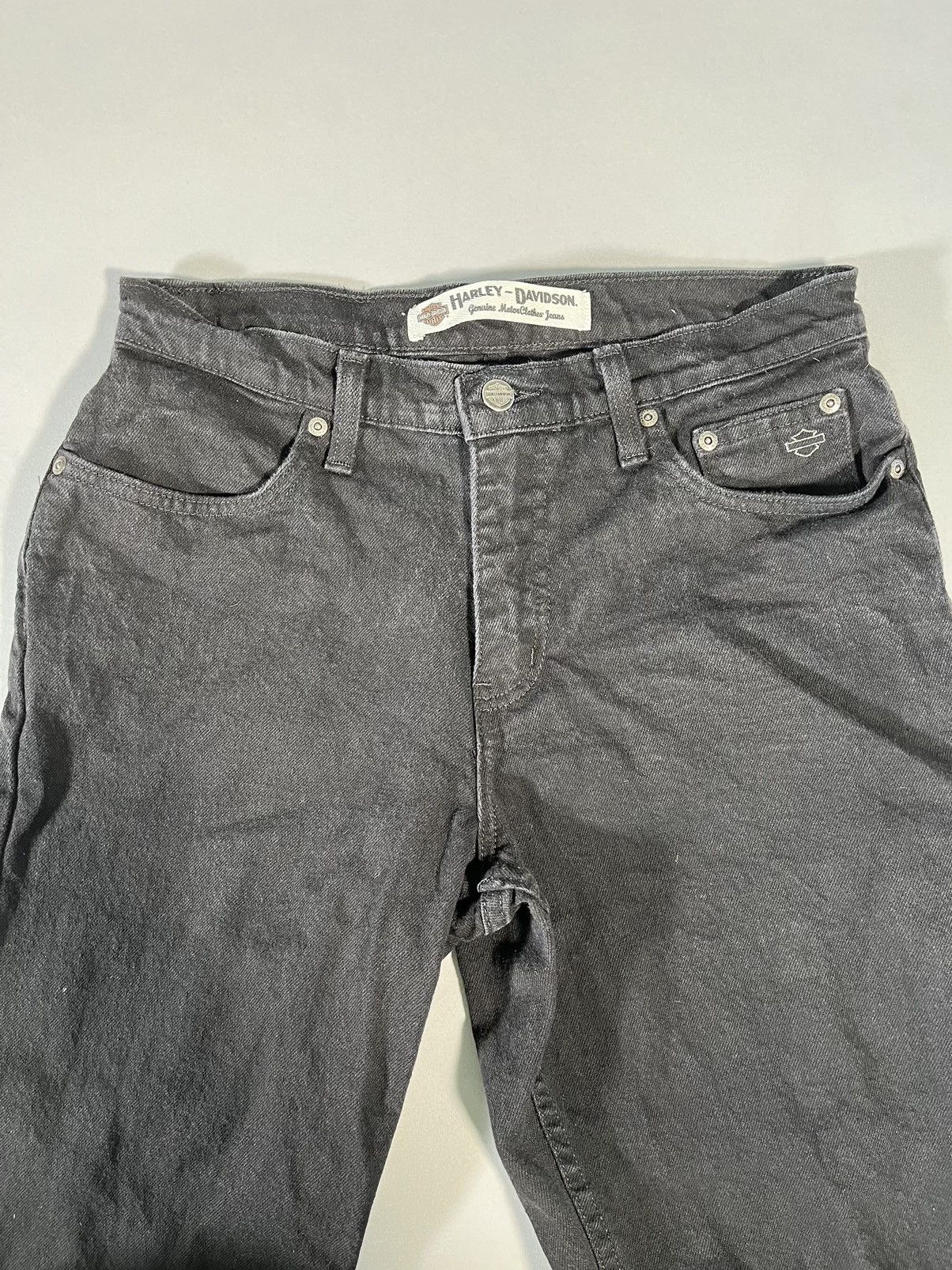 Harley Davidson Black Harley Davidson Motorcycle Jeans Size 30" / US 8 / IT 44 - 1 Thumbnail