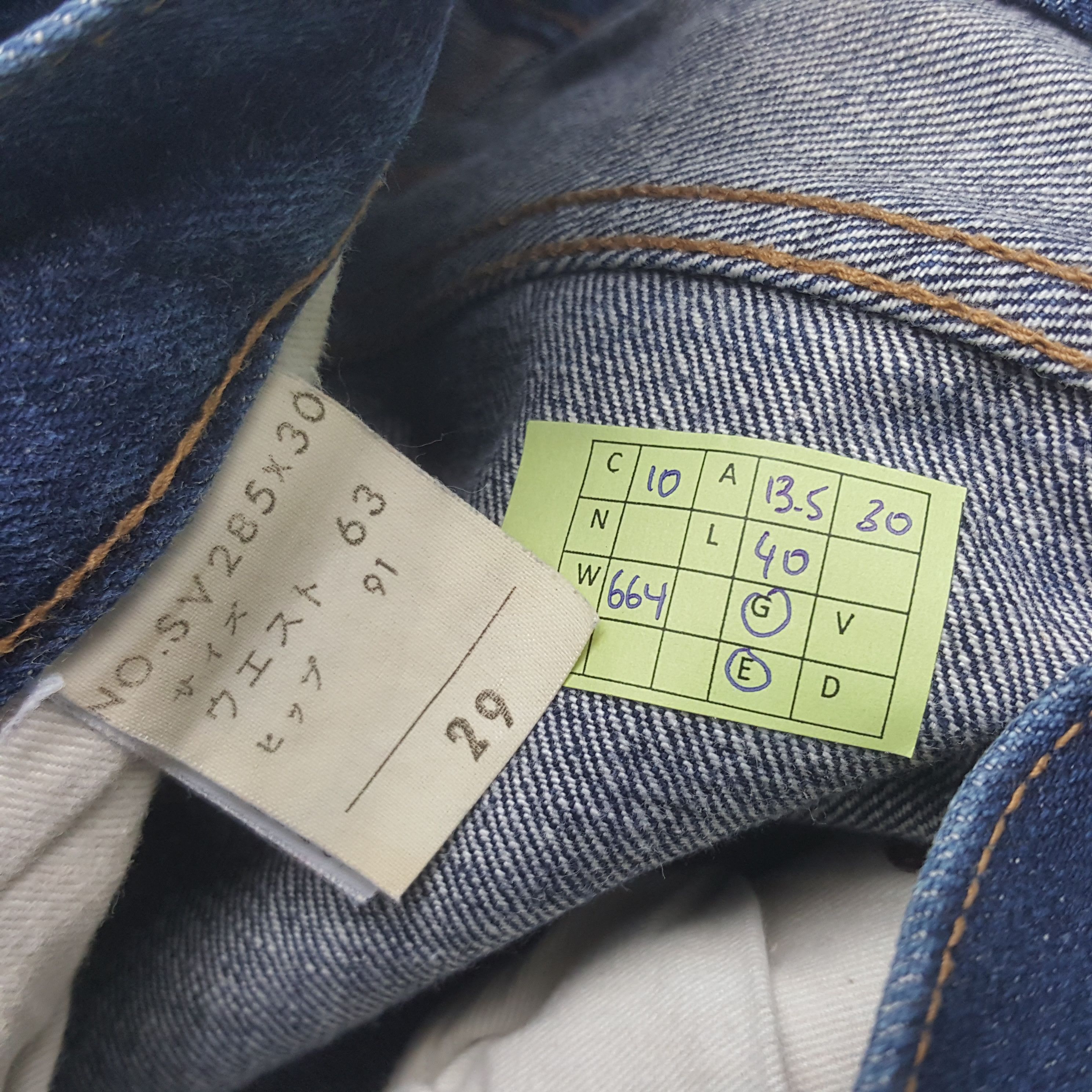 Vintage Vintage Blueway Japanese Brand Denim Jeans RR10 Size US 27 - 13 Thumbnail