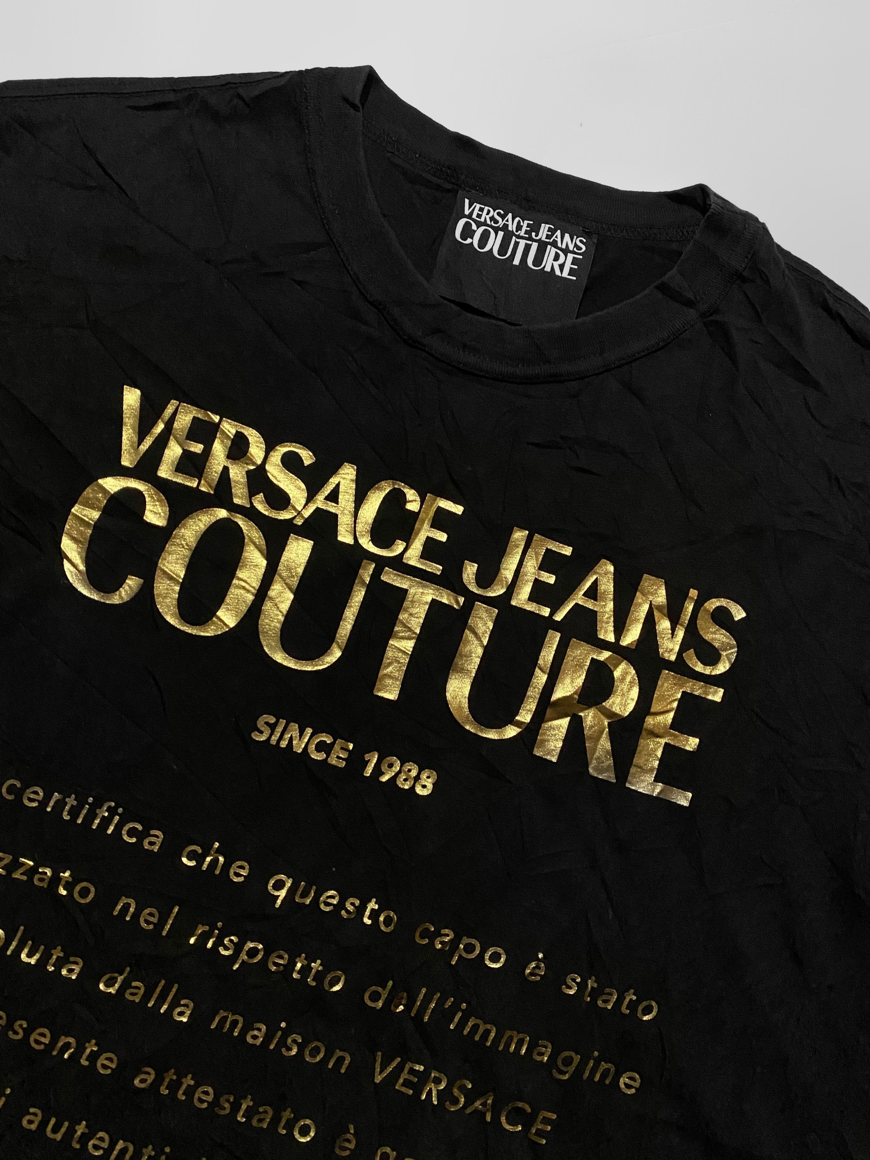 Versace × Versace Jeans Couture Versace Jeans Couture Printed T- shirt Size US L / EU 52-54 / 3 - 2 Thumbnail