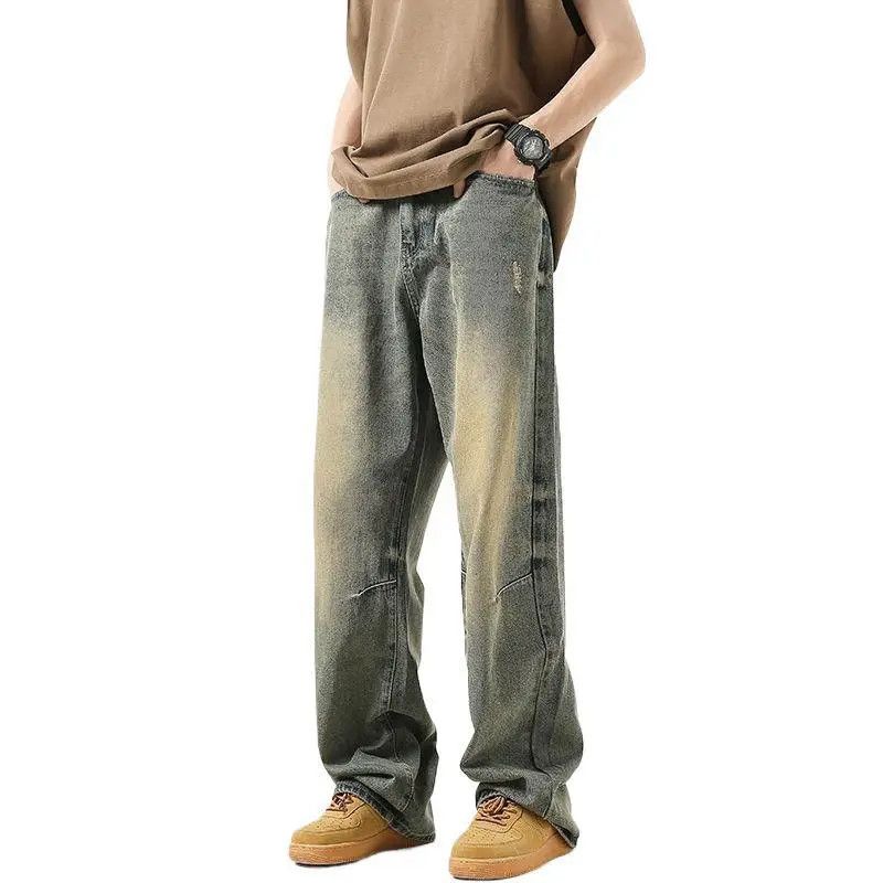 Japanese Brand × Jean Retro loose casual high street jeans Size US 32 / EU 48 - 1 Thumbnail
