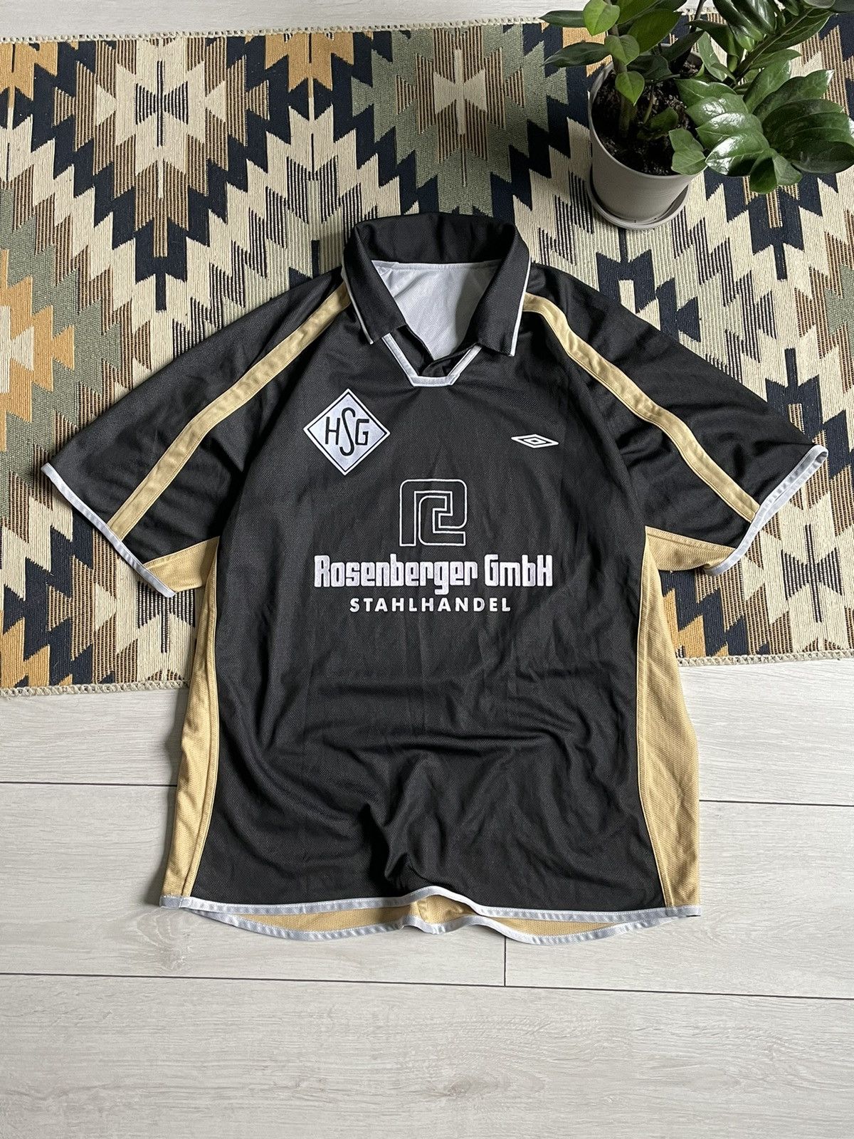 Umbro × Vintage Umbro Vintage HSG Ah Holzheim #2 Soccer Jersey Size US XL / EU 56 / 4 - 1 Thumbnail