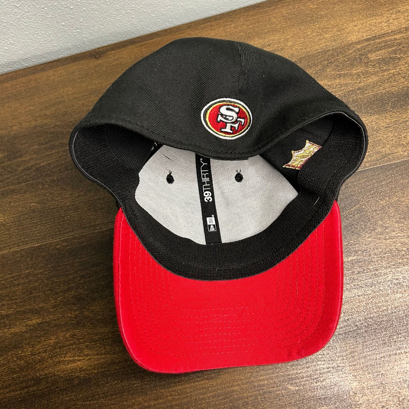 New Era San Francisco 49ers Hat New Era 39Thirty Flex Fit Large XL Size ONE SIZE - 4 Thumbnail
