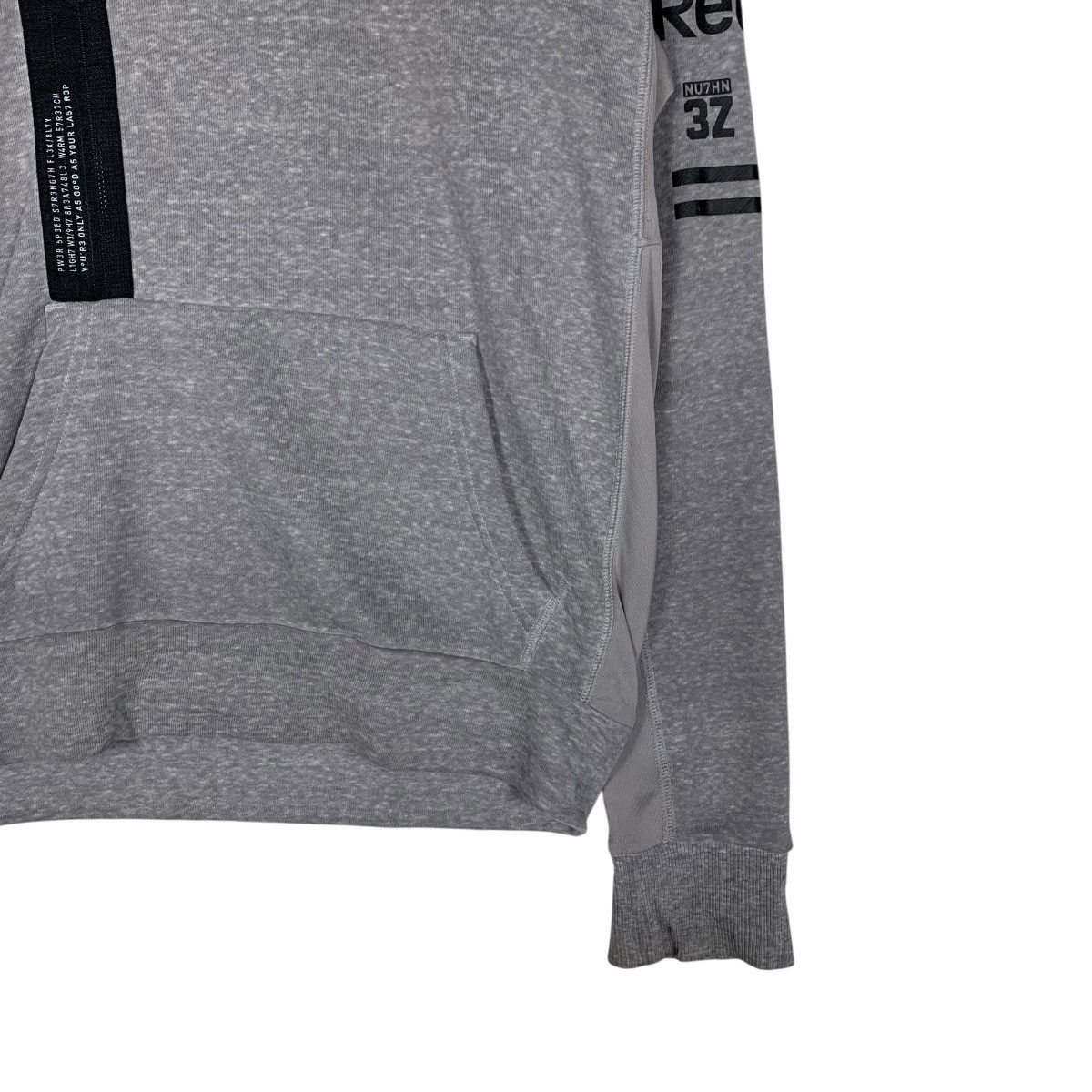Reebok REEBOK Asymmetrical Half Zip Pullover Hoodies #1522-C68 Size US S / EU 44-46 / 1 - 4 Thumbnail