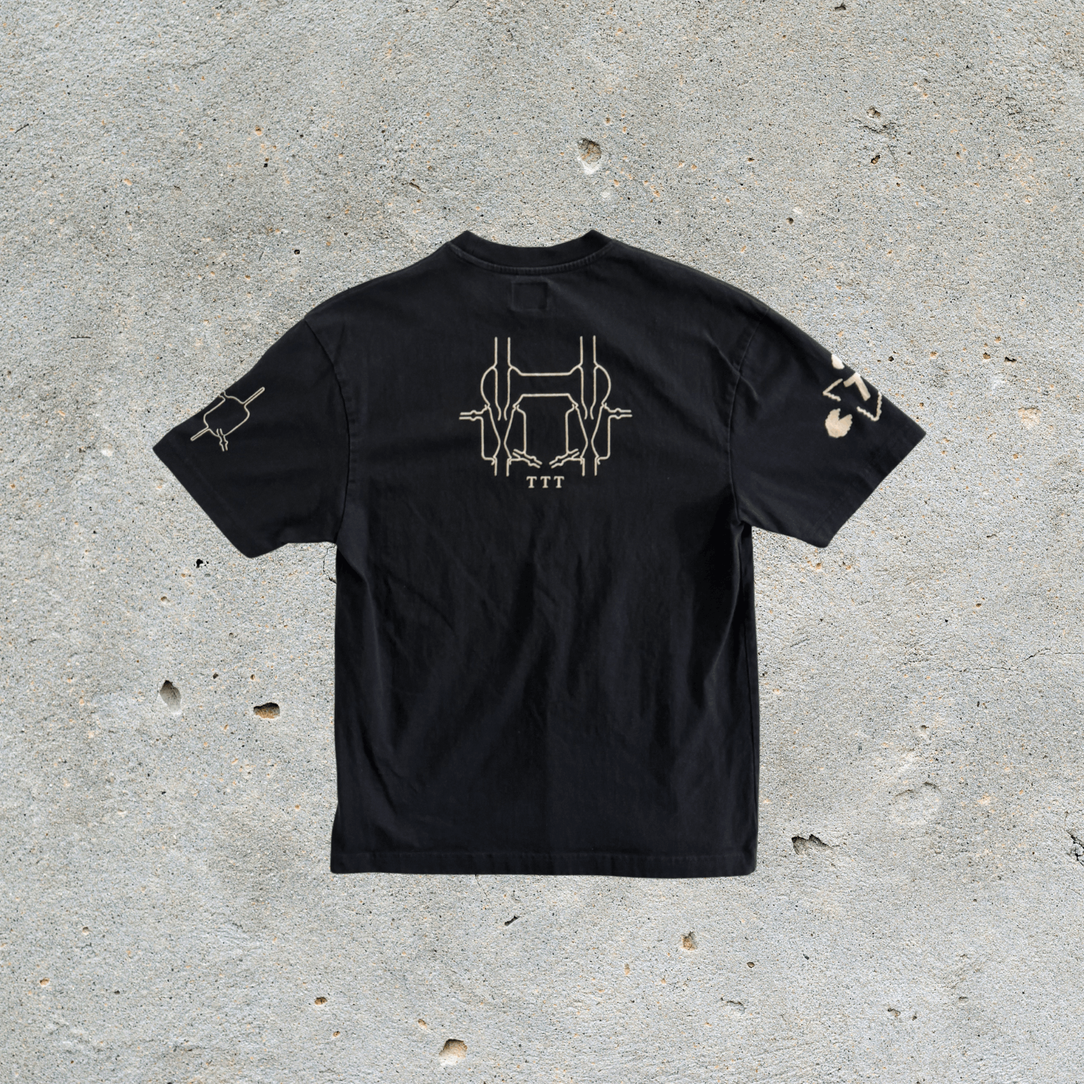 The Trilogy Tapes TTT Glassworks Tshirt Black Size US S / EU 44-46 / 1 - 2 Thumbnail