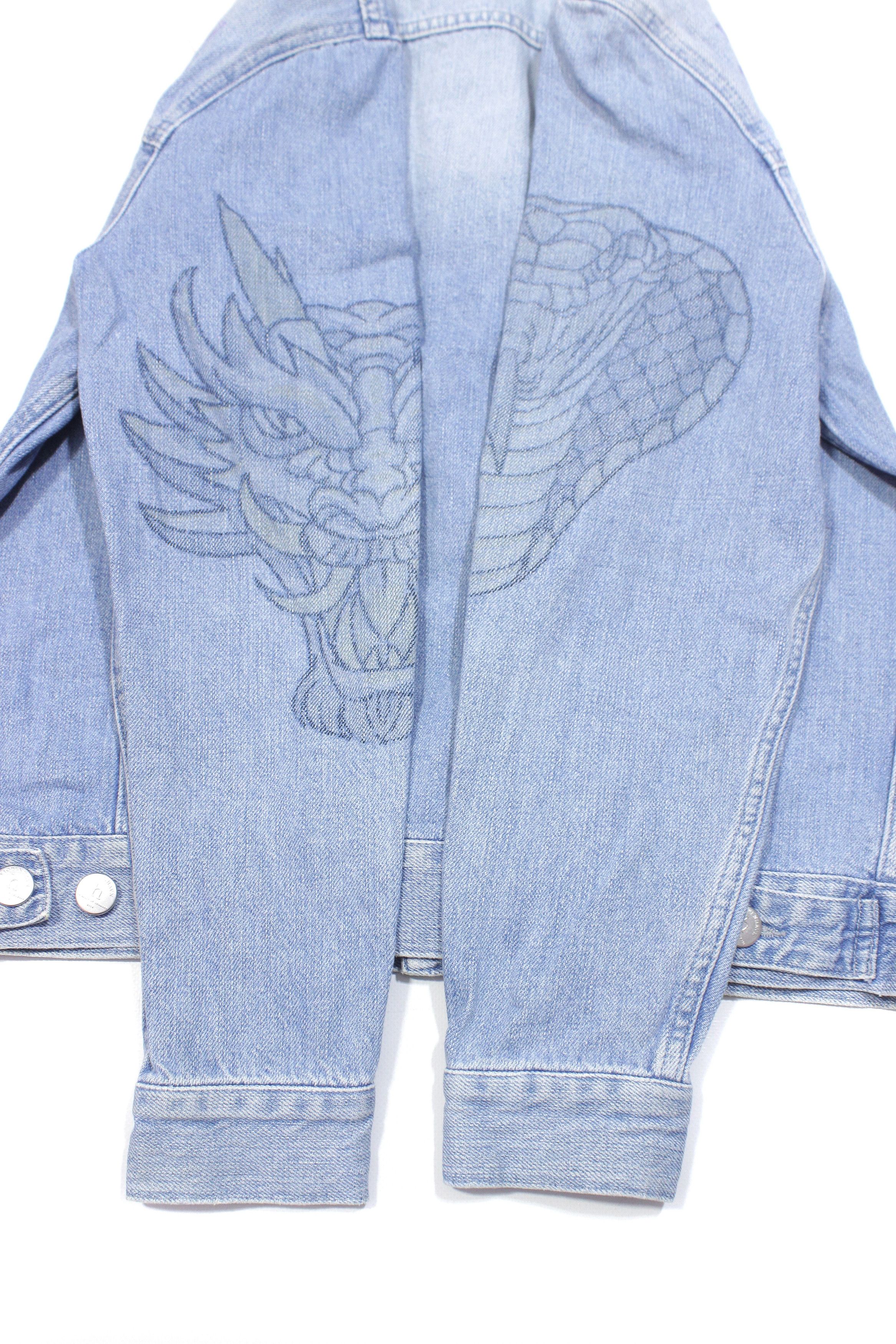 Han Kjobenhavn China Logo Painted Denim Base Jacket Size US S / EU 44-46 / 1 - 6 Thumbnail