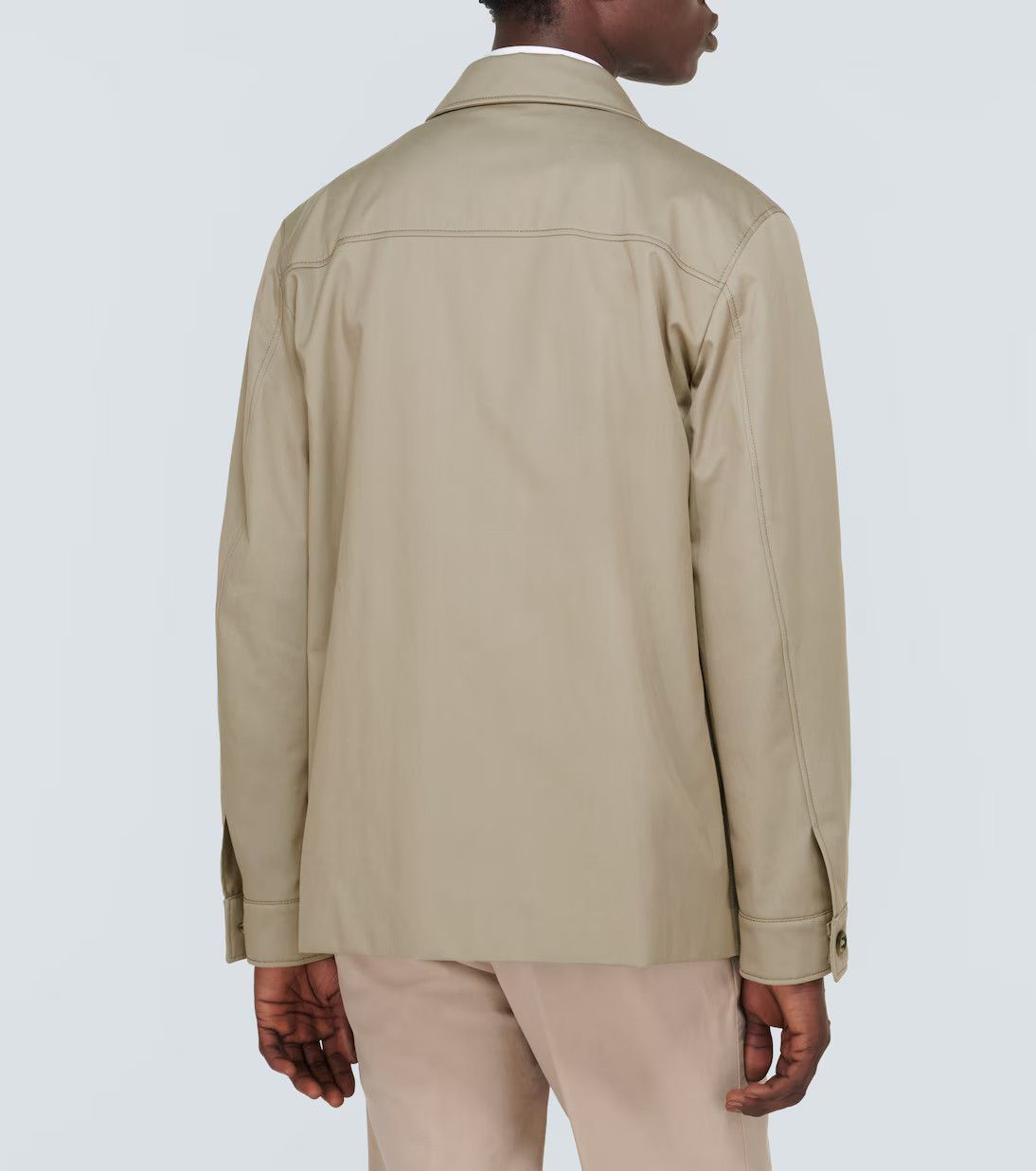 Loro Piana Sanda cotton-blend overshirt Size US M / EU 48-50 / 2 - 8 Thumbnail