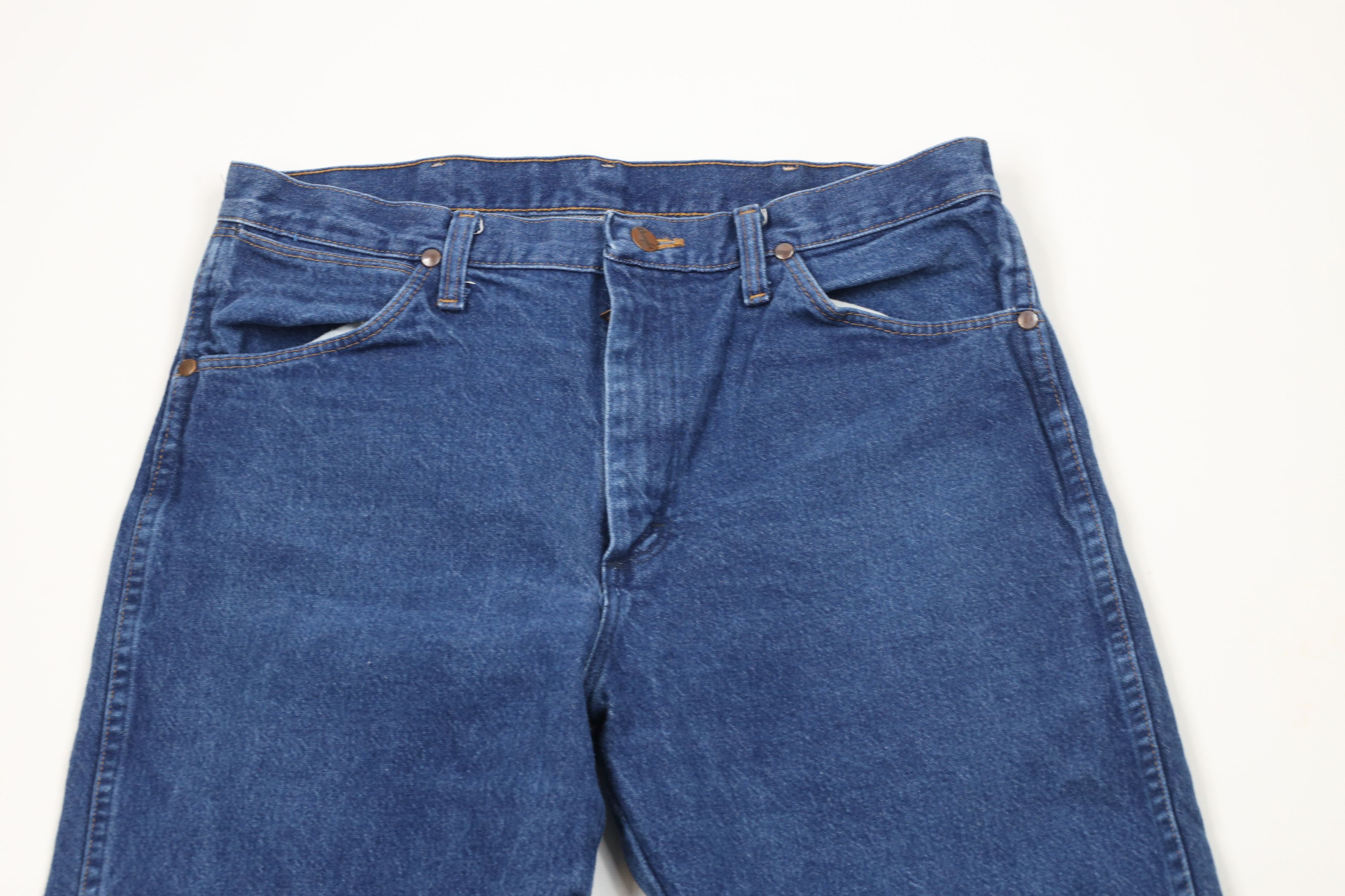 Vintage × Wrangler Vintage Wrangler Western Cowboy Straight Leg Denim Jeans Size US 33 - 2 Thumbnail