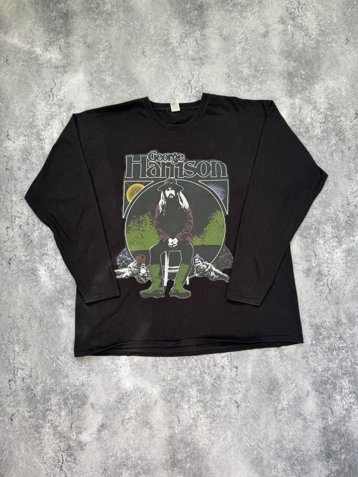 Vintage Vintage George Harrison long sleeve Size US XXL / EU 58 / 5 - 1 Thumbnail