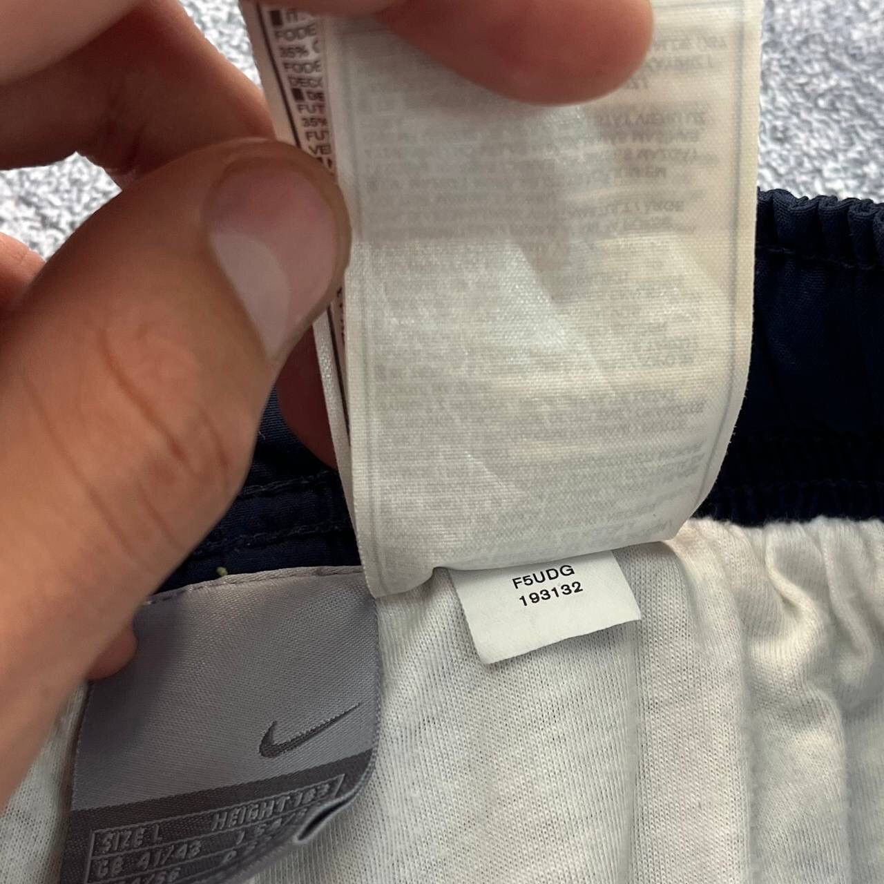 Nike Nike Vintage Track Pants Parashute Blue Windbreake Joggers Size US 33 - 2 Thumbnail