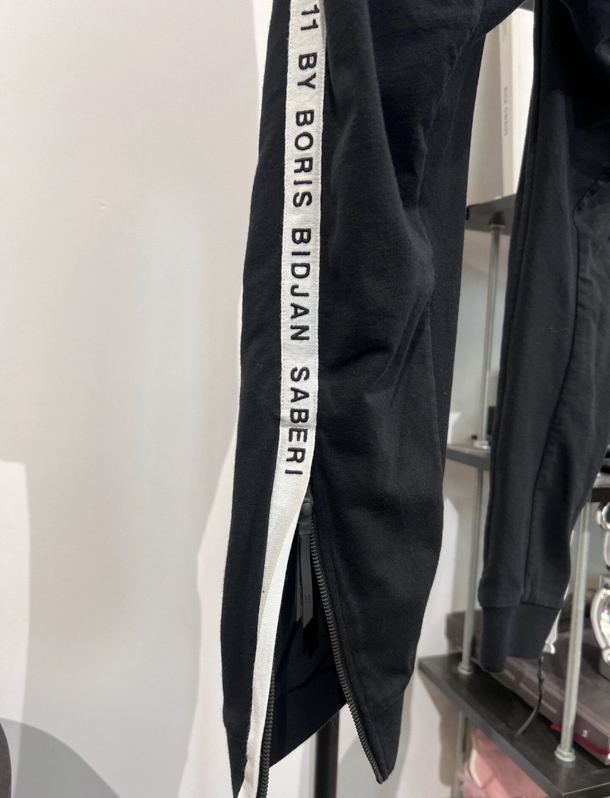 11 By Boris Bidjan Saberi 11ByBBS Label-Embroidered Webbing Tapered Track Pants Size US 32 / EU 48 - 6 Thumbnail