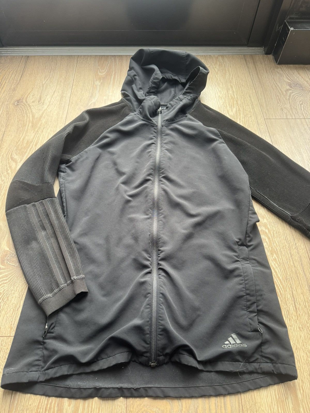 Adidas Adidas Running Zip Up Hoodie Size US M / EU 48-50 / 2 - 2 Thumbnail