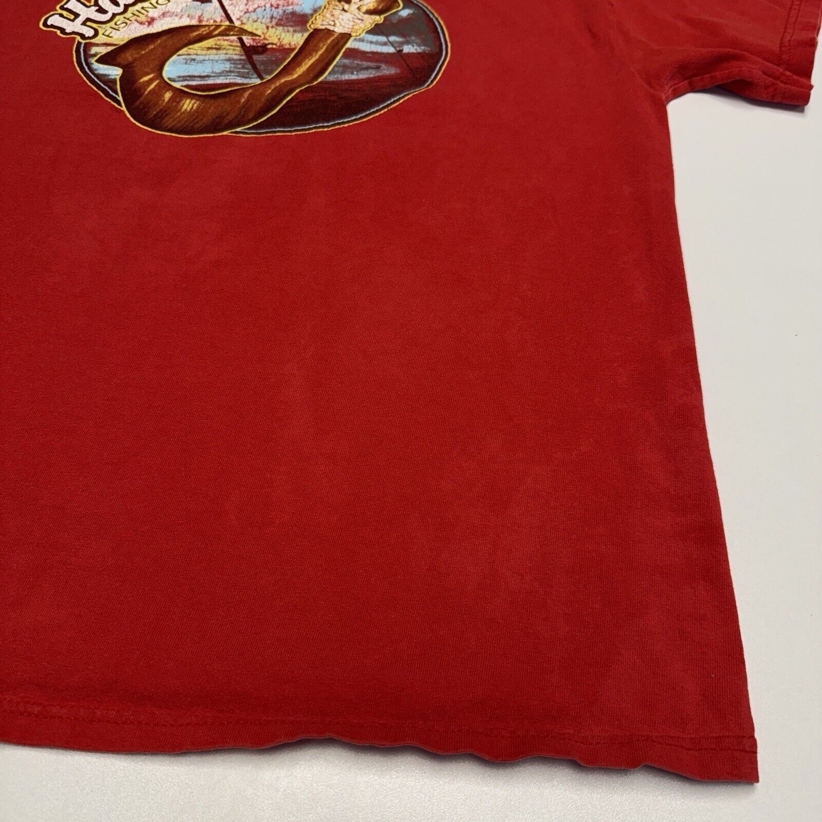 Vintage Vintage Hawaiian Fishing Company T Shirt Mens Large Red Shor Size US L / EU 52-54 / 3 - 7 Thumbnail