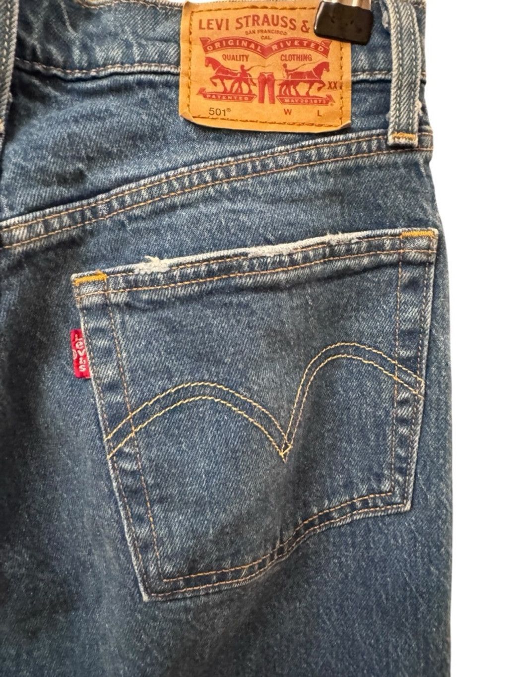 Levi's Levi's 501 Original Fit Jeans W25/L30 Size 25" / US 0 / IT 36 - 3 Thumbnail