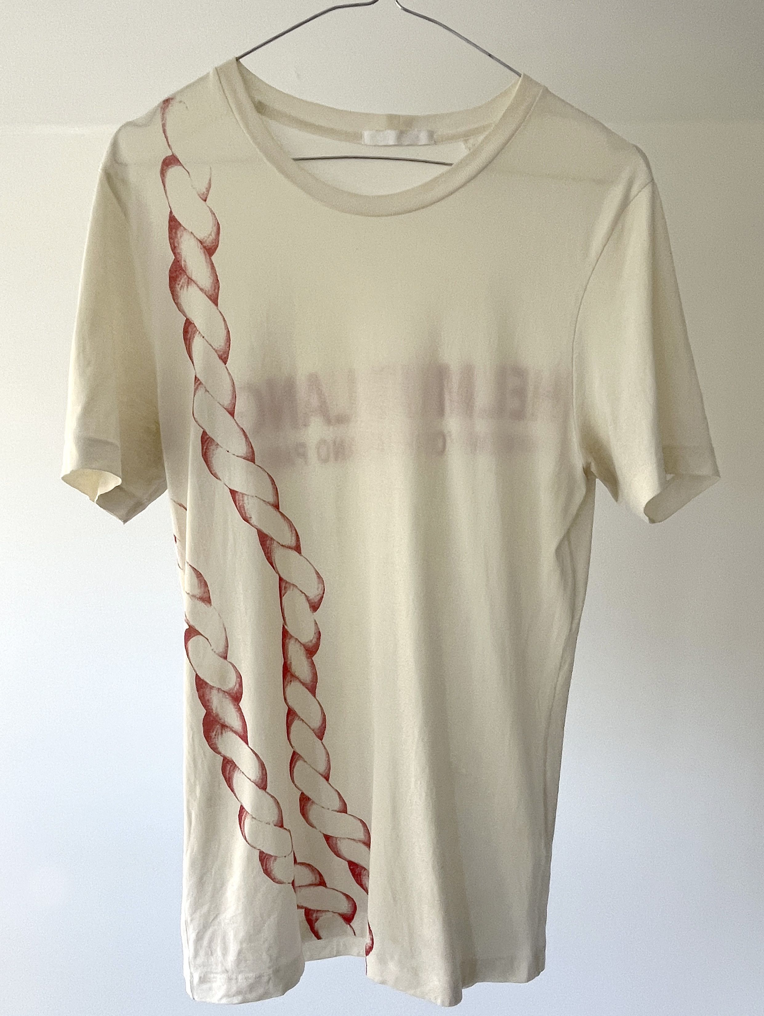 Helmut Lang ARCHIVE - Helmut Lang 2004 backstage rope tee Size US S / EU 44-46 / 1 - 3 Thumbnail