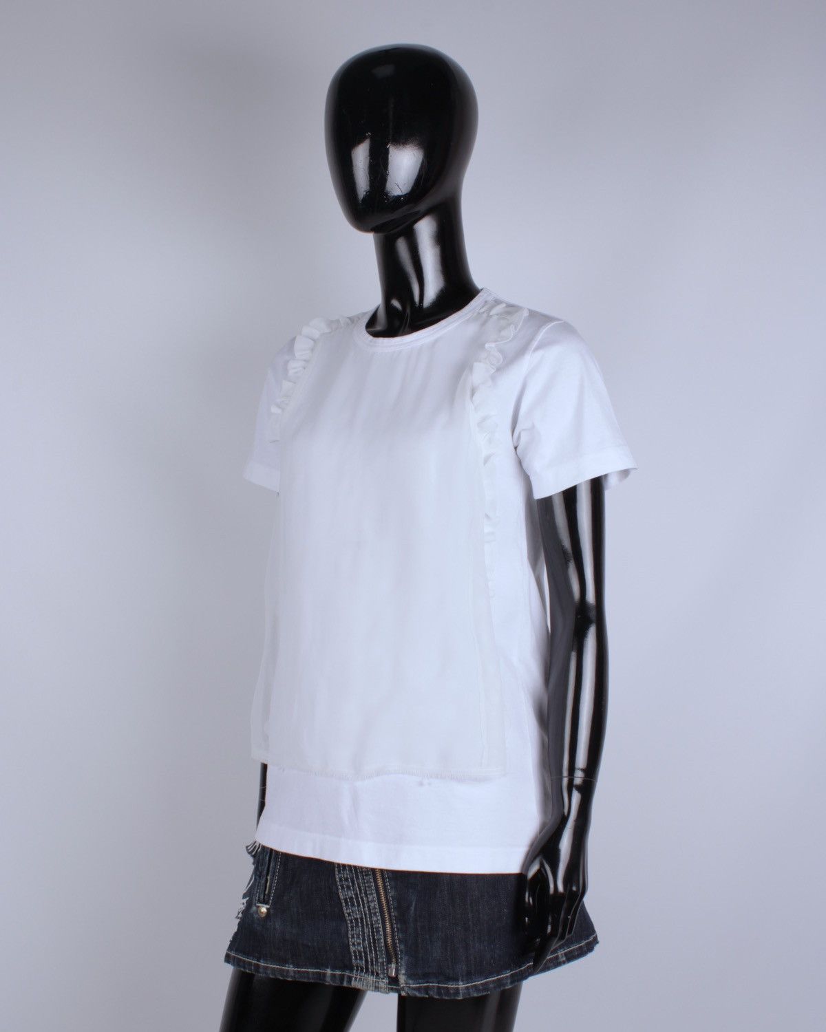Comme des Garcons × Comme des Garcons Girl × Japanese Brand CDG Comme des Garcons Girl Ruffle T-Shirt Japan Size M / US 6-8 / IT 42-44 - 1 Thumbnail
