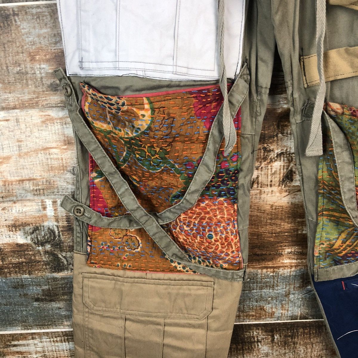 Japanese Brand DL Acoustic reconstruct Cargo Custom utility Pants #C1245 Size US 28 / EU 44 - 11 Thumbnail
