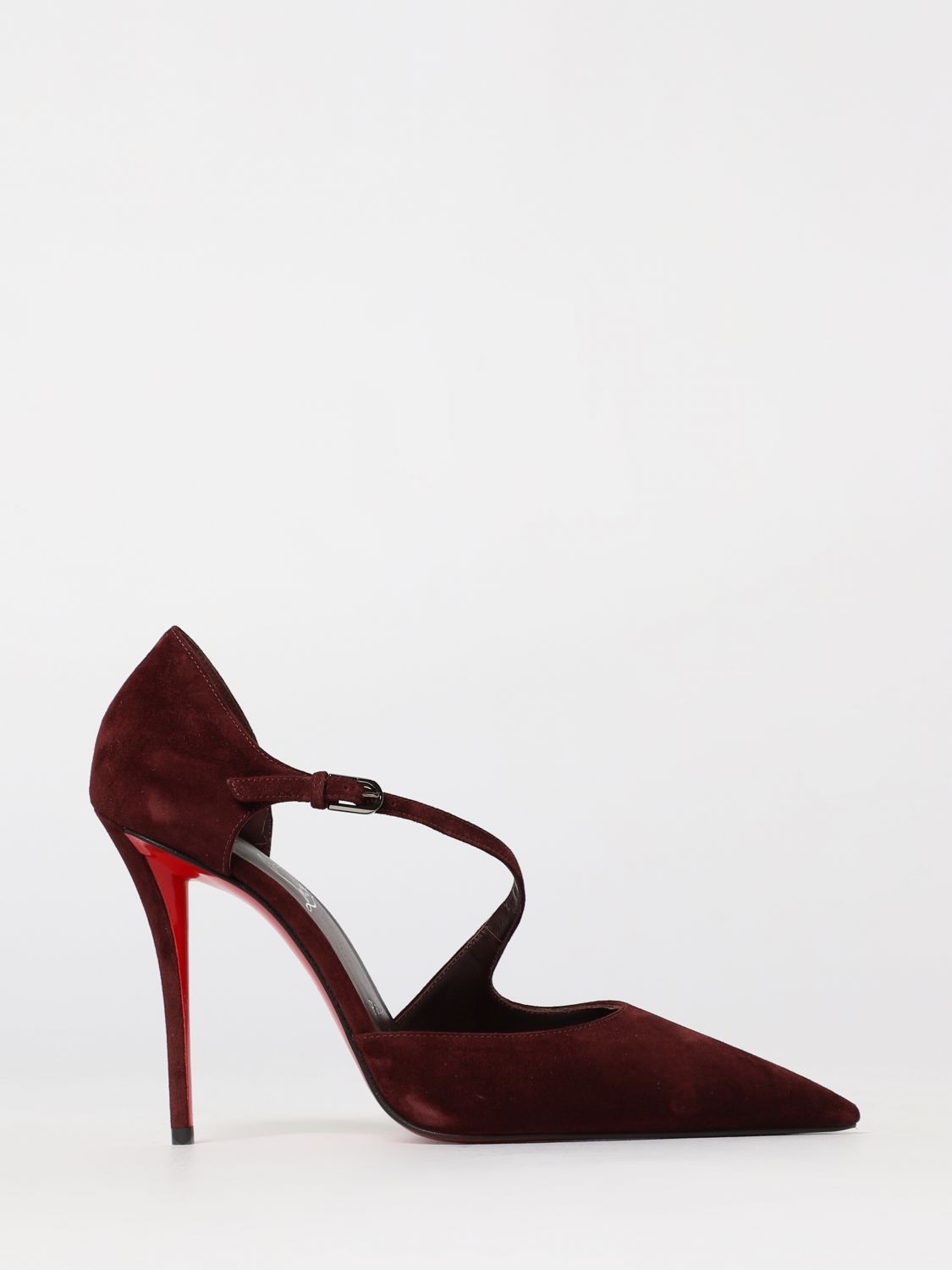 Christian Louboutin Christian Louboutin Pump Woman Burgundy Size US 7 / IT 37 - 1 Thumbnail