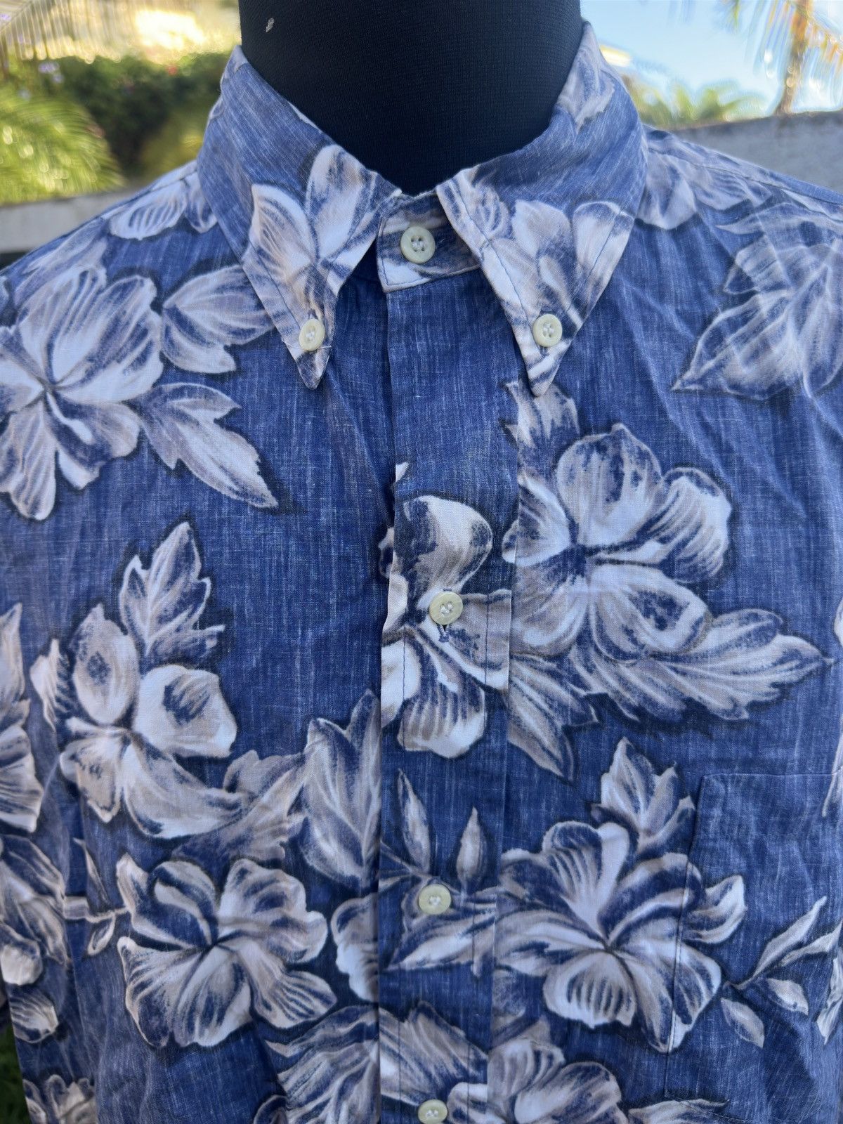 Reyn Spooner PreOwned Reyn Spooner Hawaiian Print Blue Men's XXL Size US XXL / EU 58 / 5 - 3 Thumbnail
