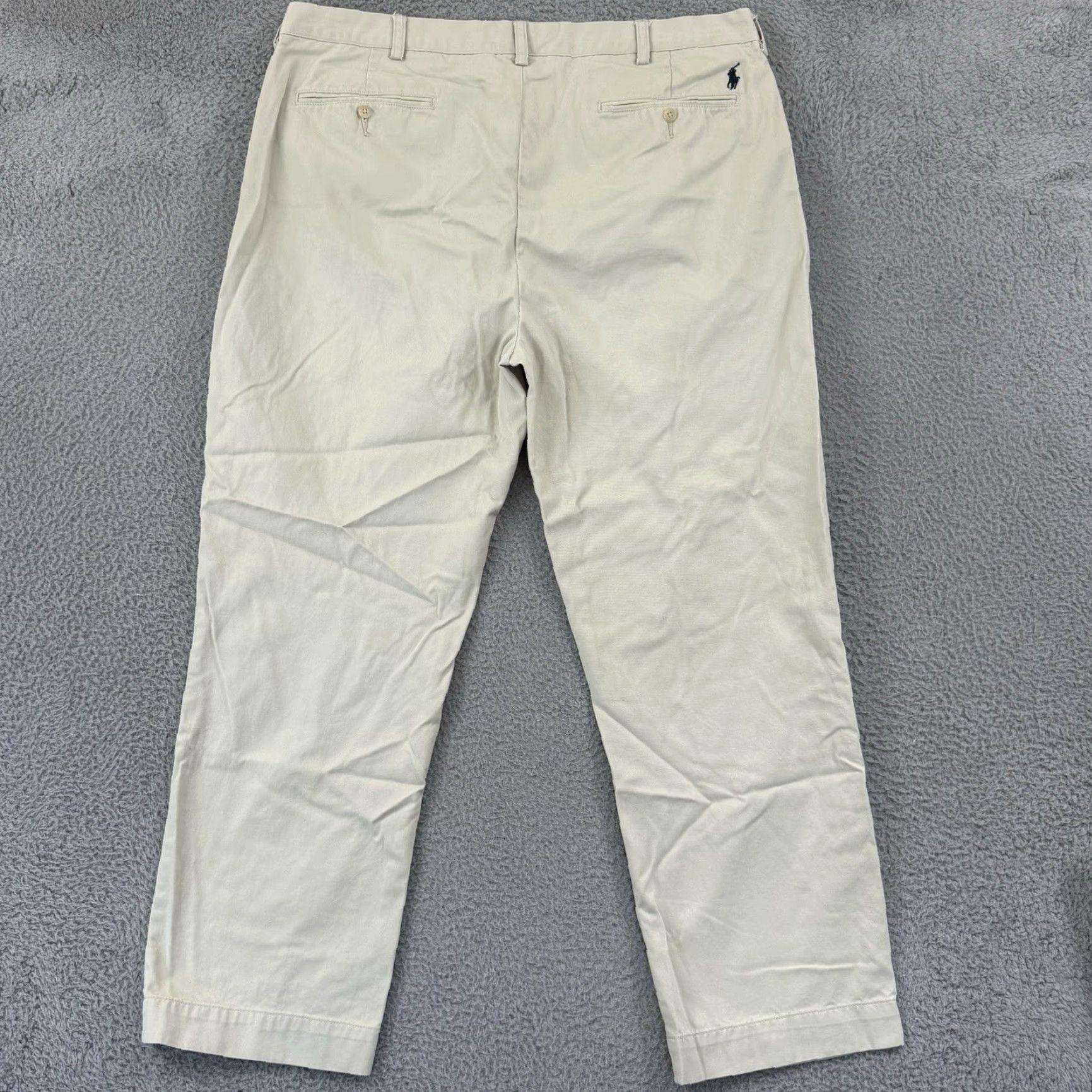 Polo Ralph Lauren VINTAGE Polo Ralph Lauren Andrew Pants Mens 40x30 Beige Chino Dress Preppy Casual Shirt? Size US L / EU 52-54 / 3 - 7 Thumbnail