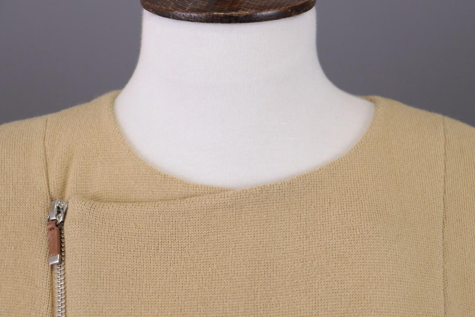 Lauren Ralph Lauren Lauren Ralph Lauren Beige Zip Knit Track Jacket Size M Size M / US 6-8 / IT 42-44 - 7 Thumbnail
