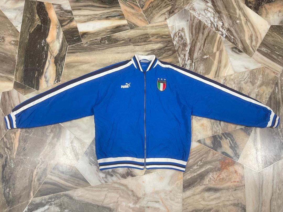 Puma Vintage 90s Puma Italy World Cup Football Jacket Size US M / EU 48-50 / 2 - 2 Thumbnail
