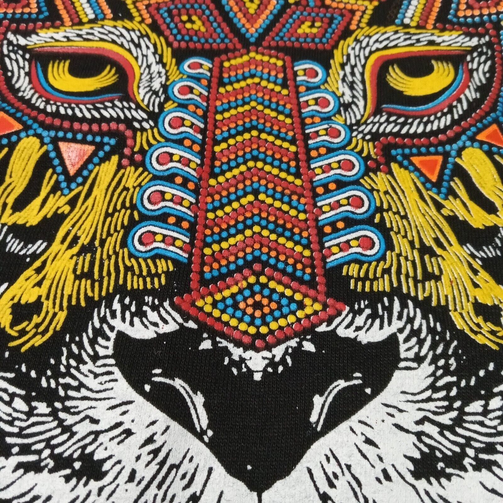 & Other Stories Olimpus T-Shirt M Mens Mazatlan Mexico Lion Black Puff Paint Size US M / EU 48-50 / 2 - 4 Thumbnail