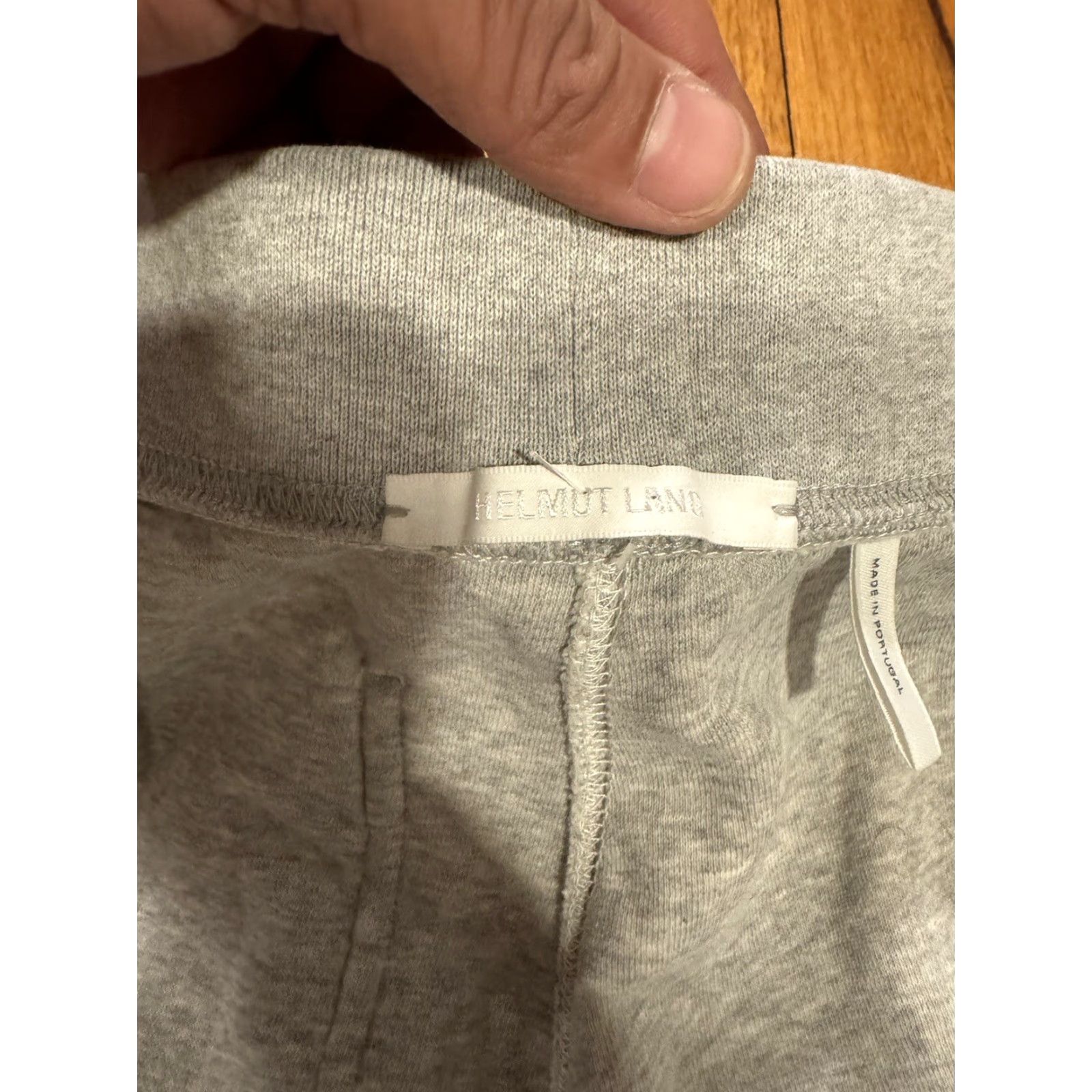 Helmut Lang VINTAGE Helmut Lang Women’s Grey and White (Vapor Heather) Shorts Size S 2021 Gray/White Cotton Sweat Pocketed Size 28" / US 6 / IT 42 - 7 Thumbnail