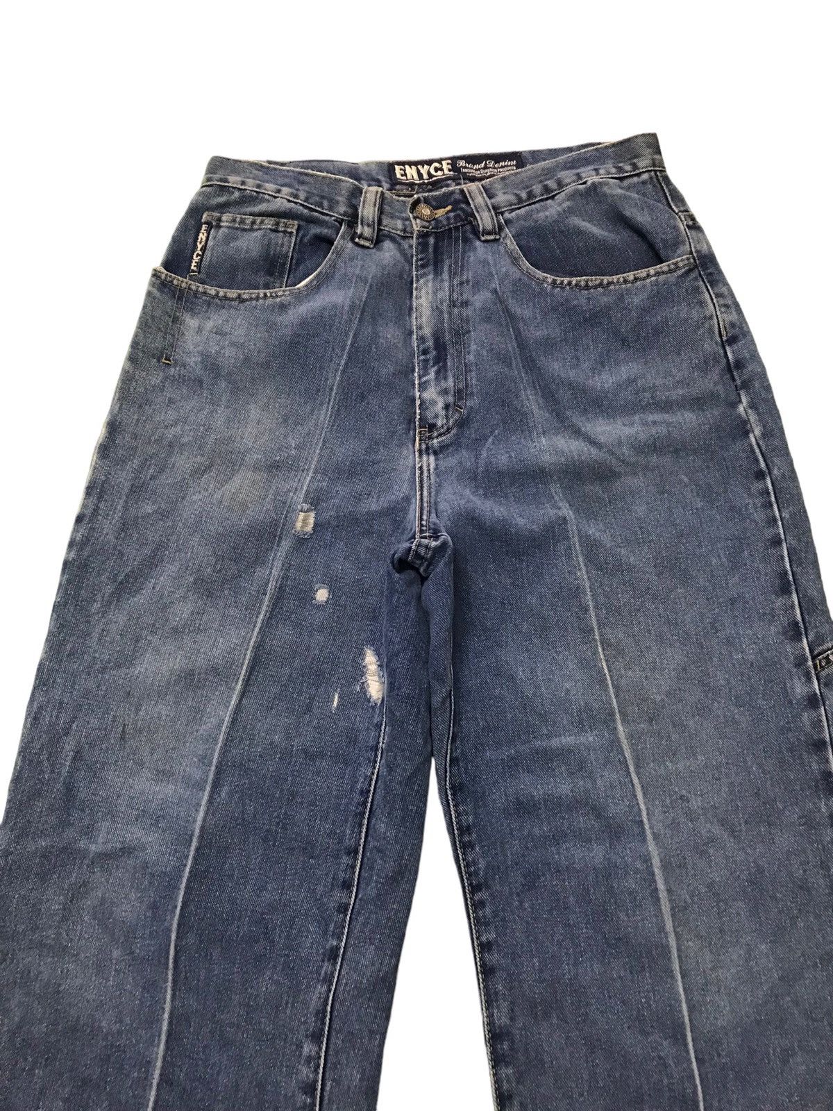 Japanese Brand × Vintage Vintage Enyce Super Baggy Distressed Denim Jeans Size US 30 / EU 46 - 2 Thumbnail