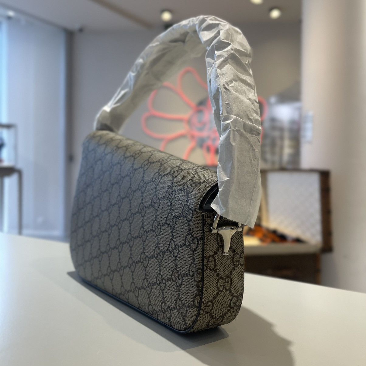 Gucci Gucci Mini Horsebit 1955 Shoulder Bag Size ONE SIZE - 7 Thumbnail