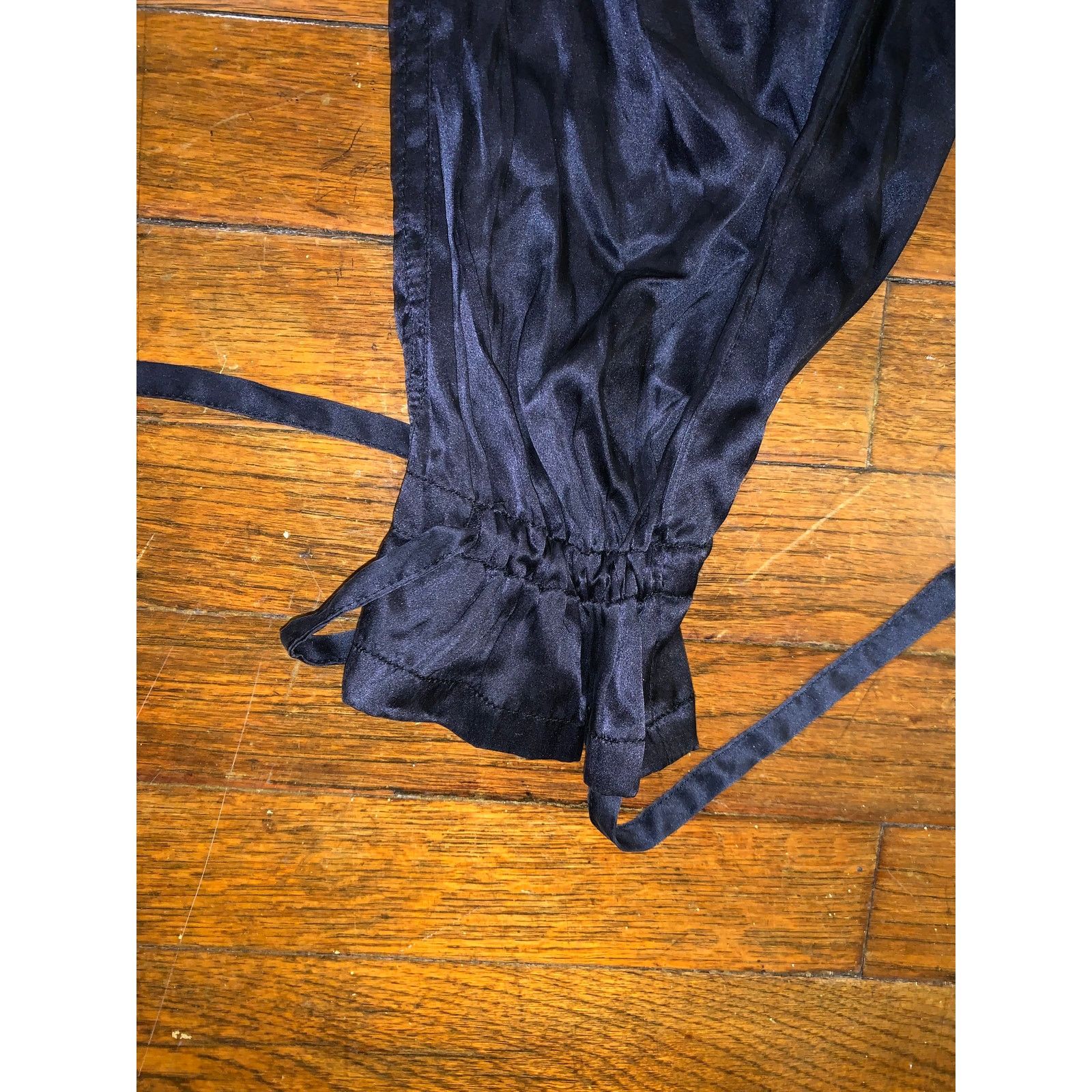 Joie × Vintage Joie Black Silk Cargo Pants Womens Size 28 Y2K Parachute Size 28" / US 6 / IT 42 - 7 Thumbnail