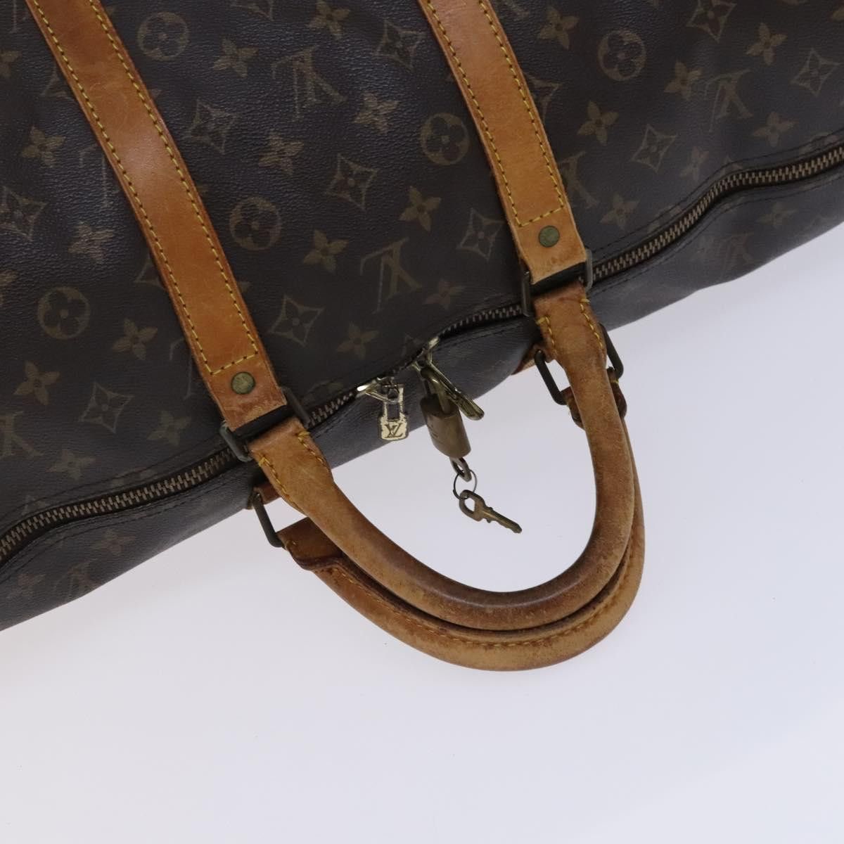 Louis Vuitton LOUIS VUITTON Monogram Keepall 55 Boston Bag M41424 Size ONE SIZE - 7 Thumbnail